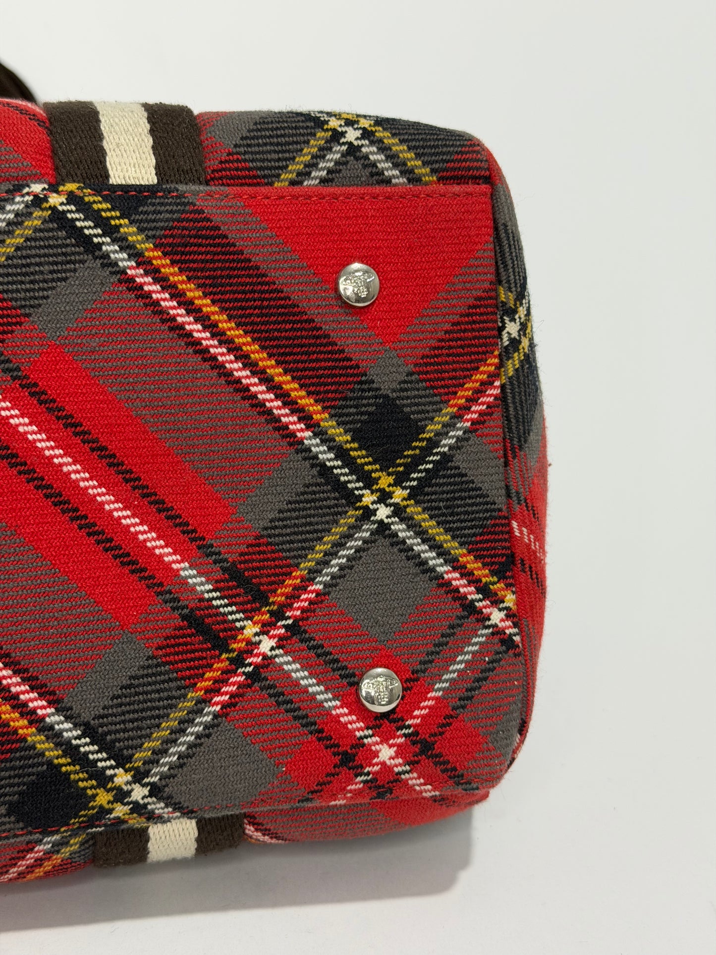 Vivienne Westwood Derby Tote Bag Multicolour Tartan