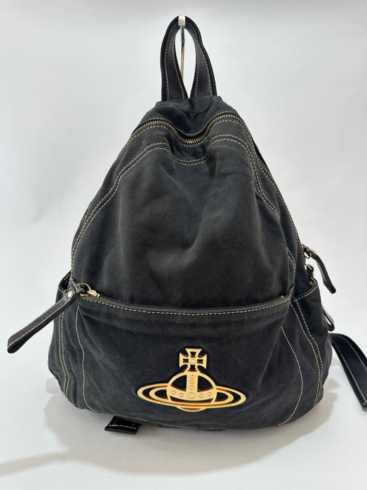 Vivienne Westwood Black
Canvas Orb Backpack