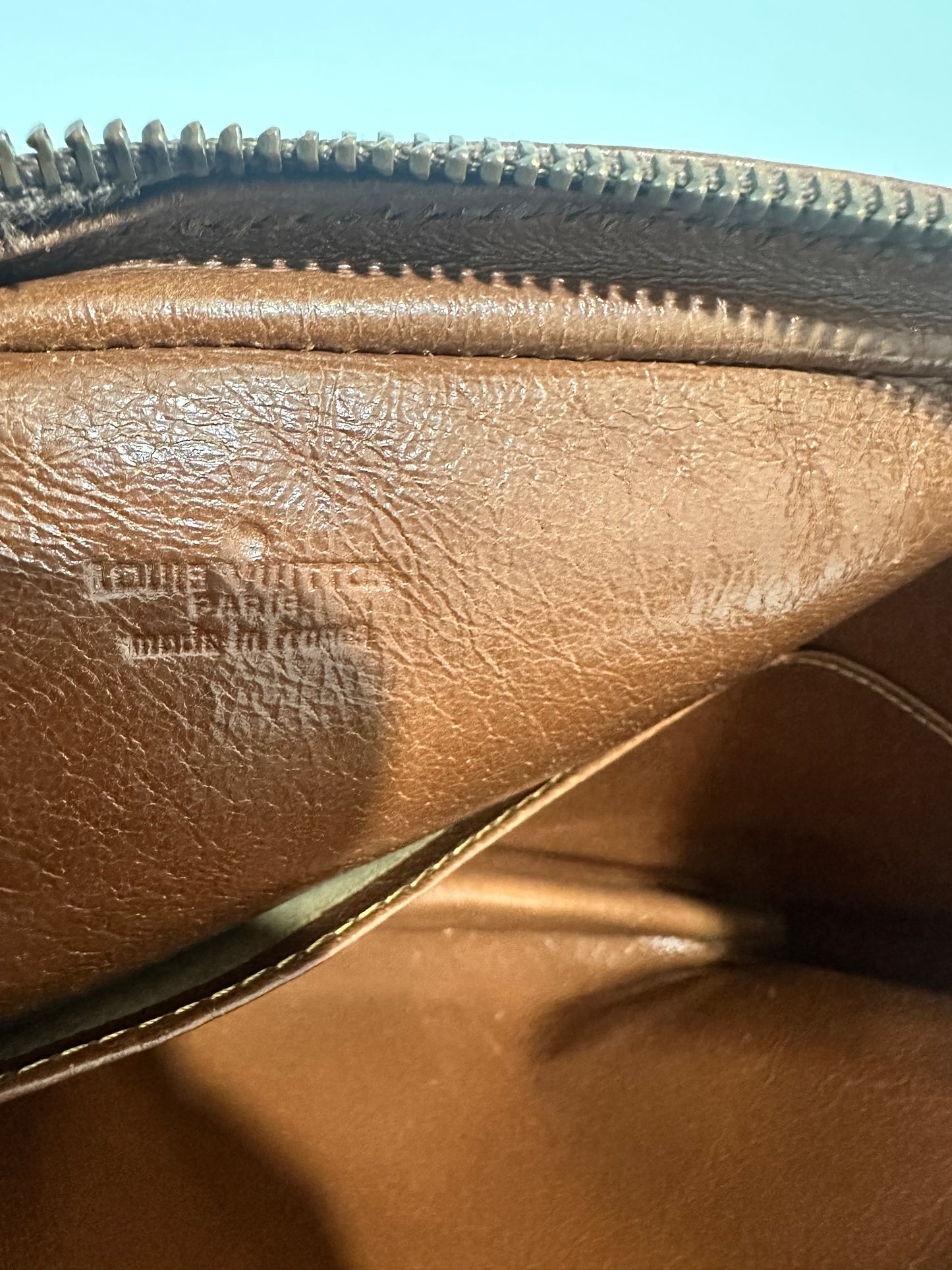 LOUIS VUITTON Monogram Pochette Sports Clutch Bag Vintage