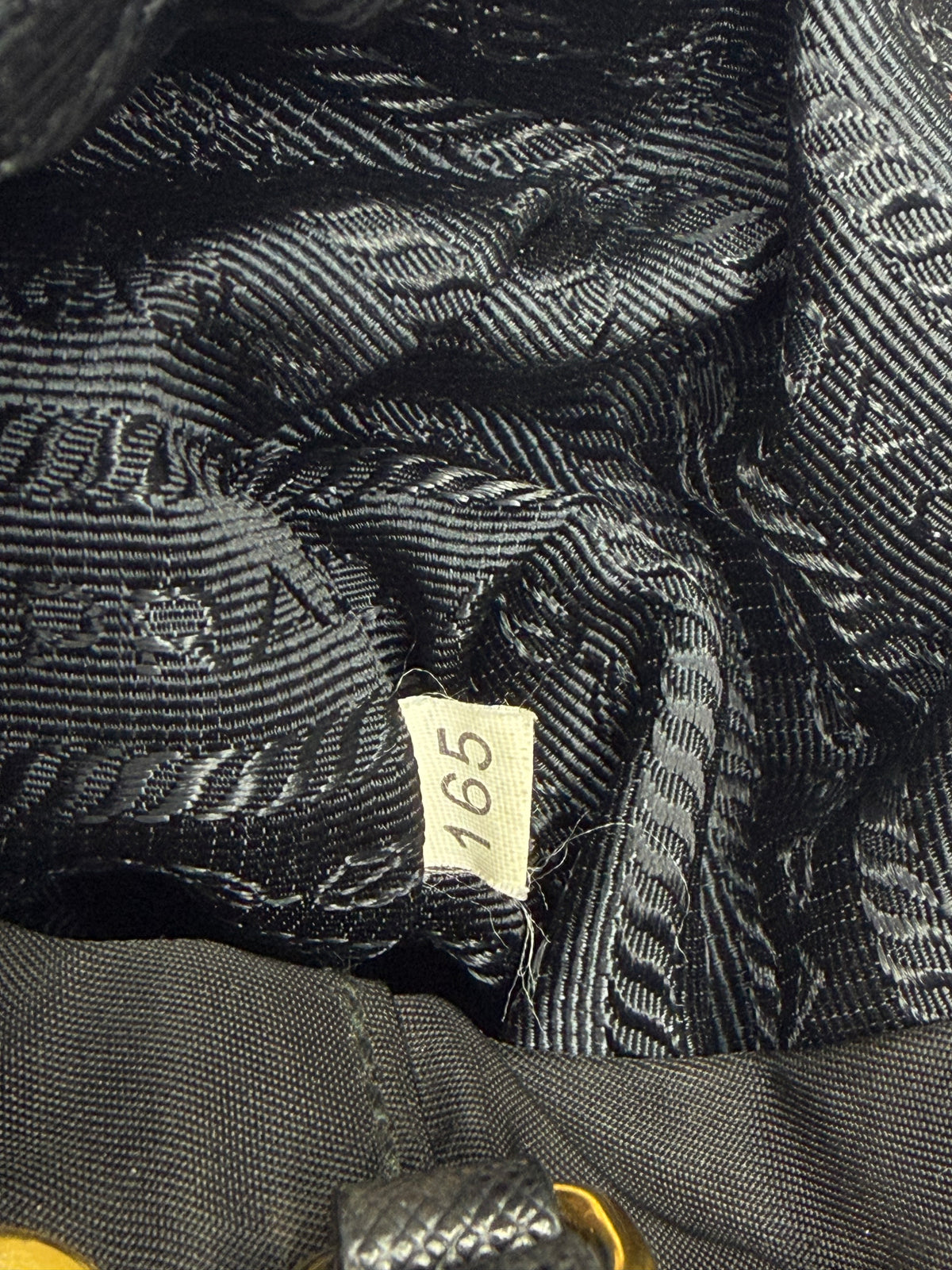 Prada Black Nylon Duet Bucket Shoulder Bag