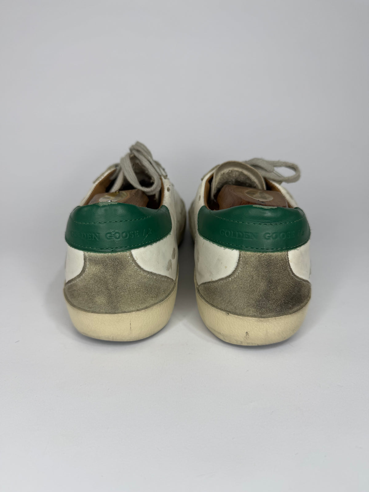 Golden Goose Superstar Leather Suede Low Top Sneakers Size 41 EU