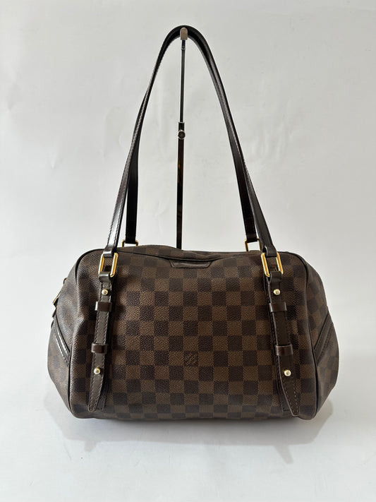LOUIS VUITTON 
Damier Ebene Rivington GM