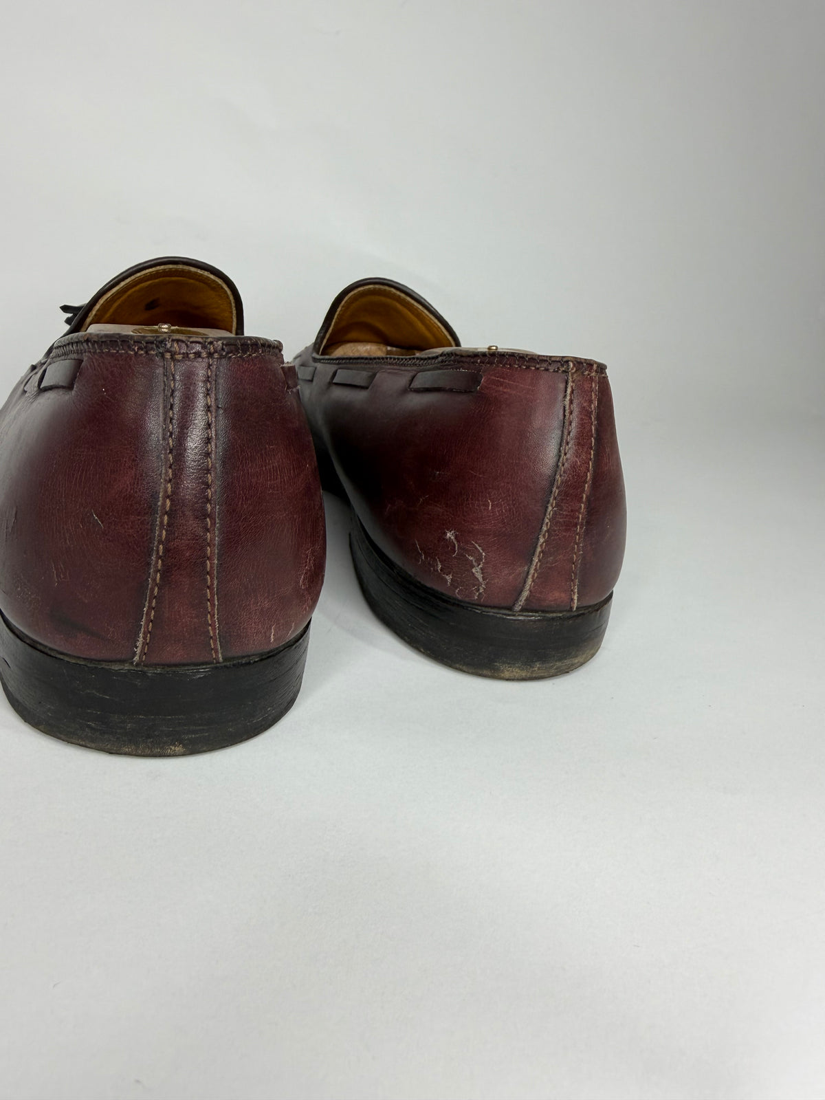 Alden Burgundy Leather Tassel Loafers Men’s Size 12.5 UK/ 13.5 US