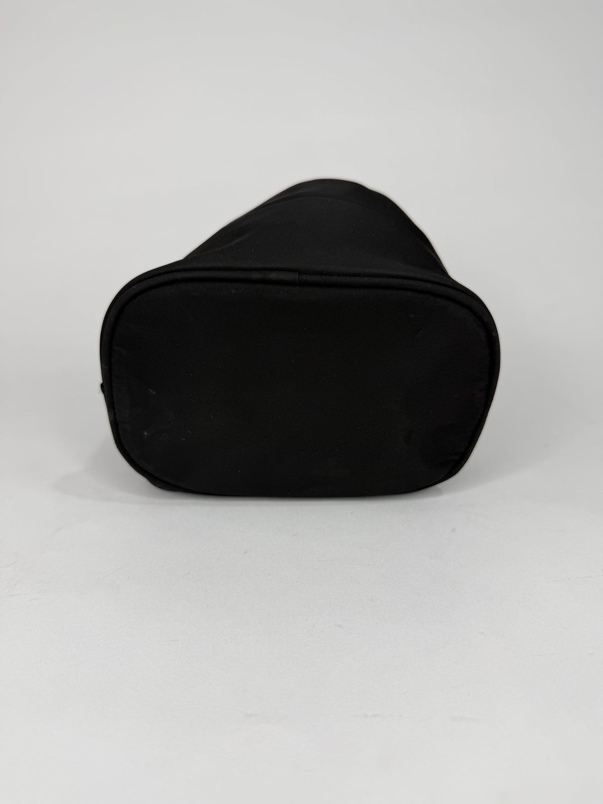 Prada Black Nylon Duet Bucket Shoulder Bag