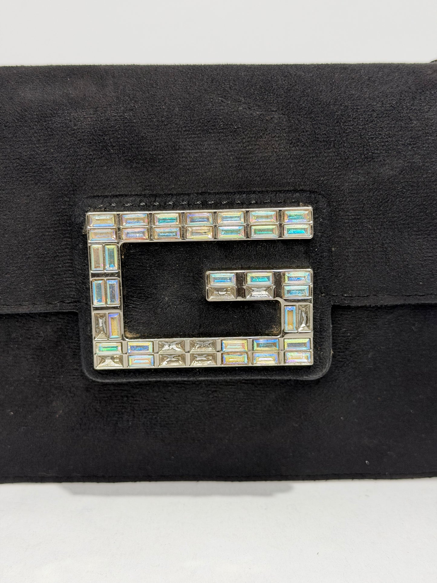 GUCCI
Black Velvet Broadway Small Crossbody Flap Bag