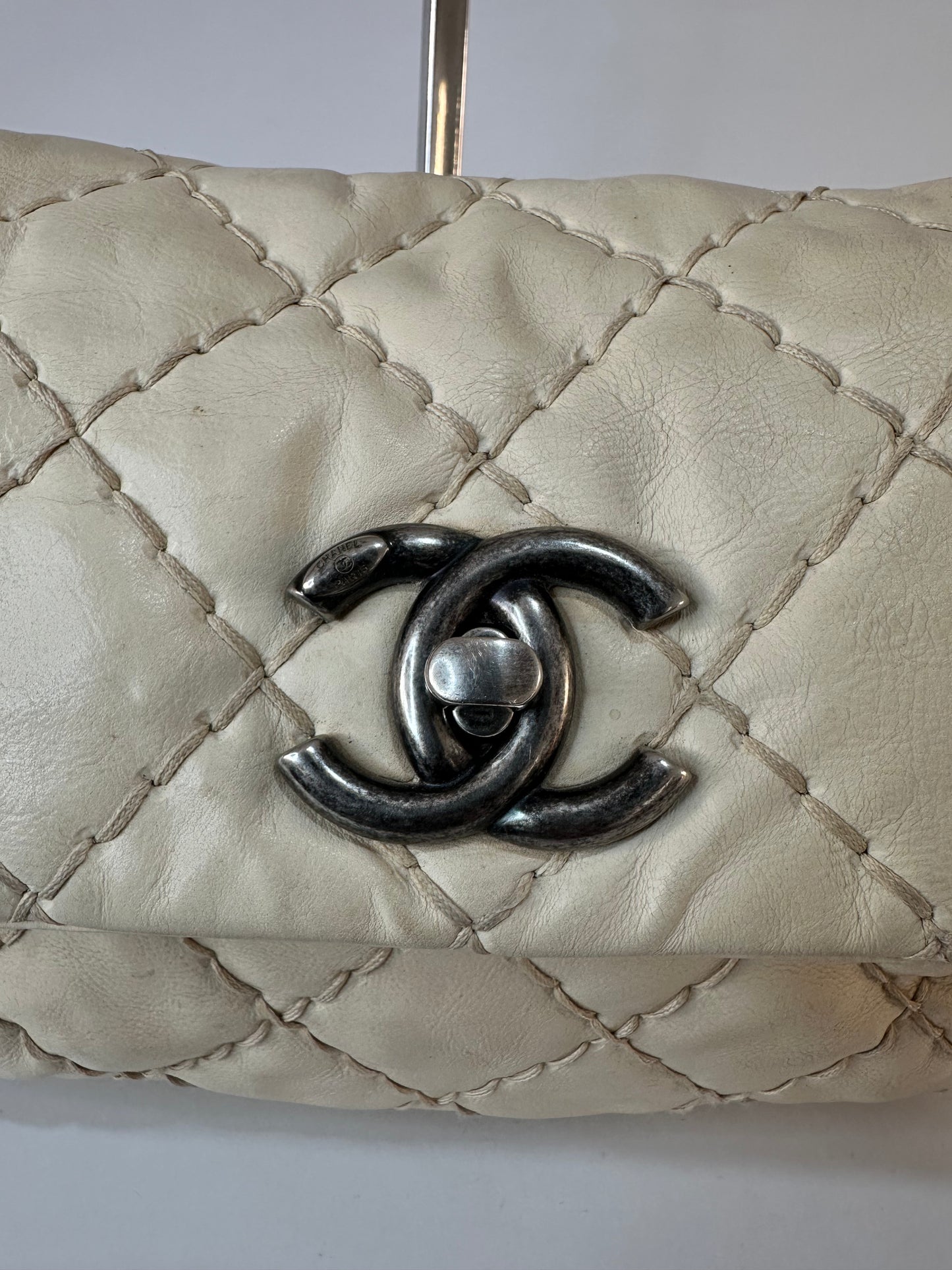 CHANEL

Calfskin Love Me Tender Flap Bag White