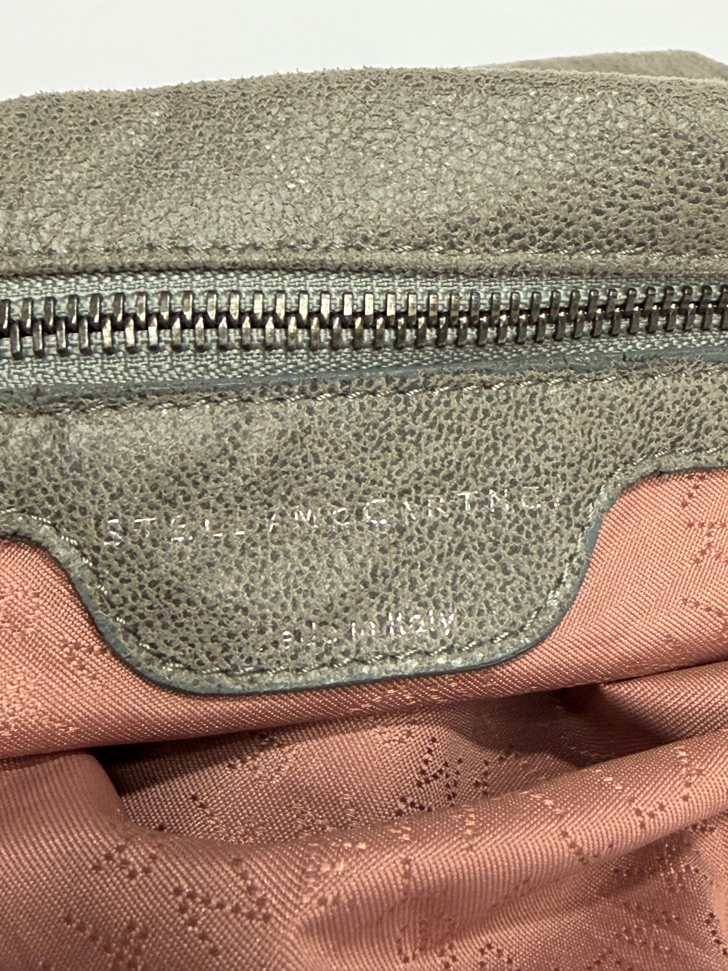 Stella McCartney Green Faux Leather Falabella Tote