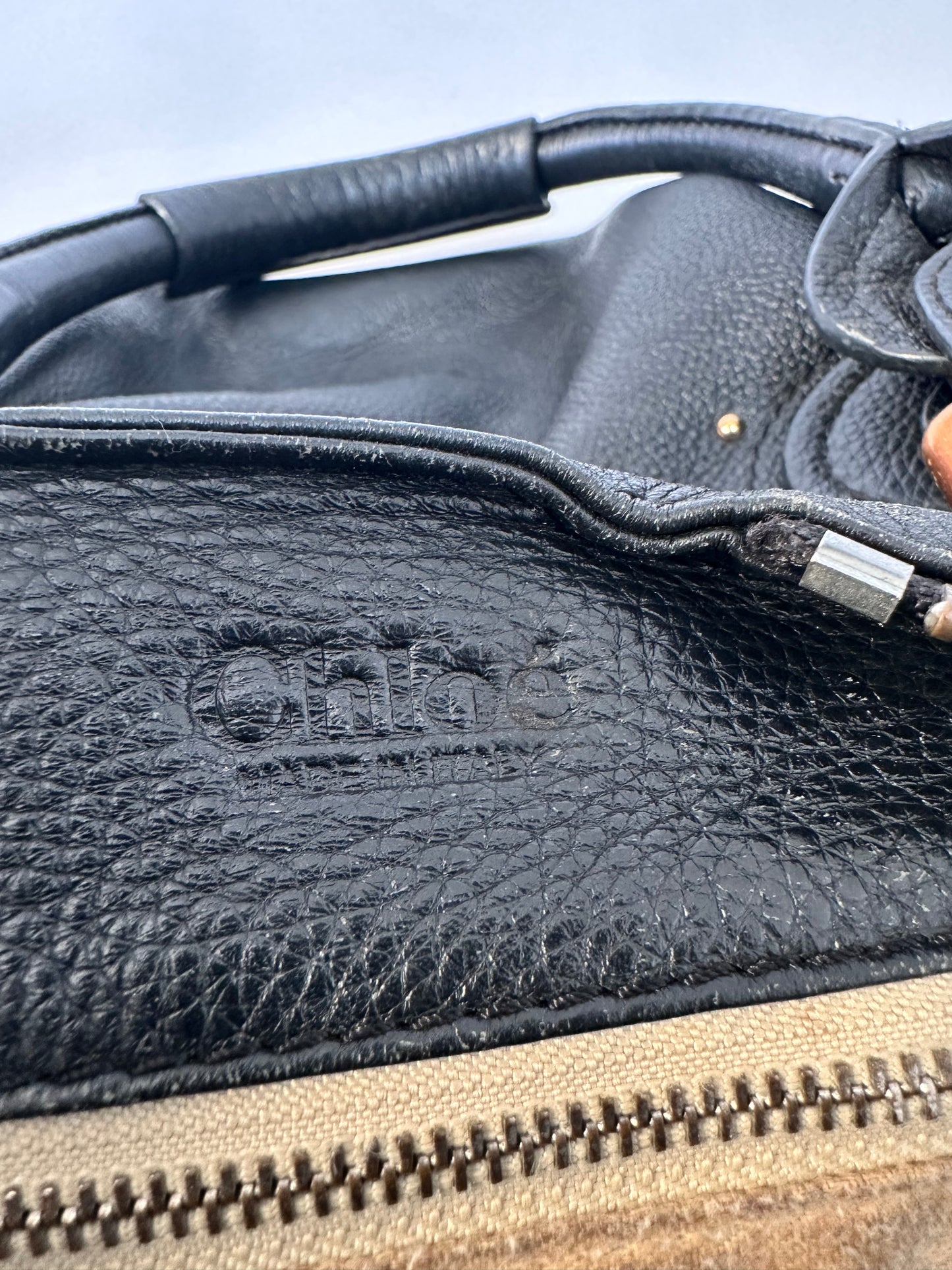 CHLOE
Moka Leather Large Paddington Satchel Bag