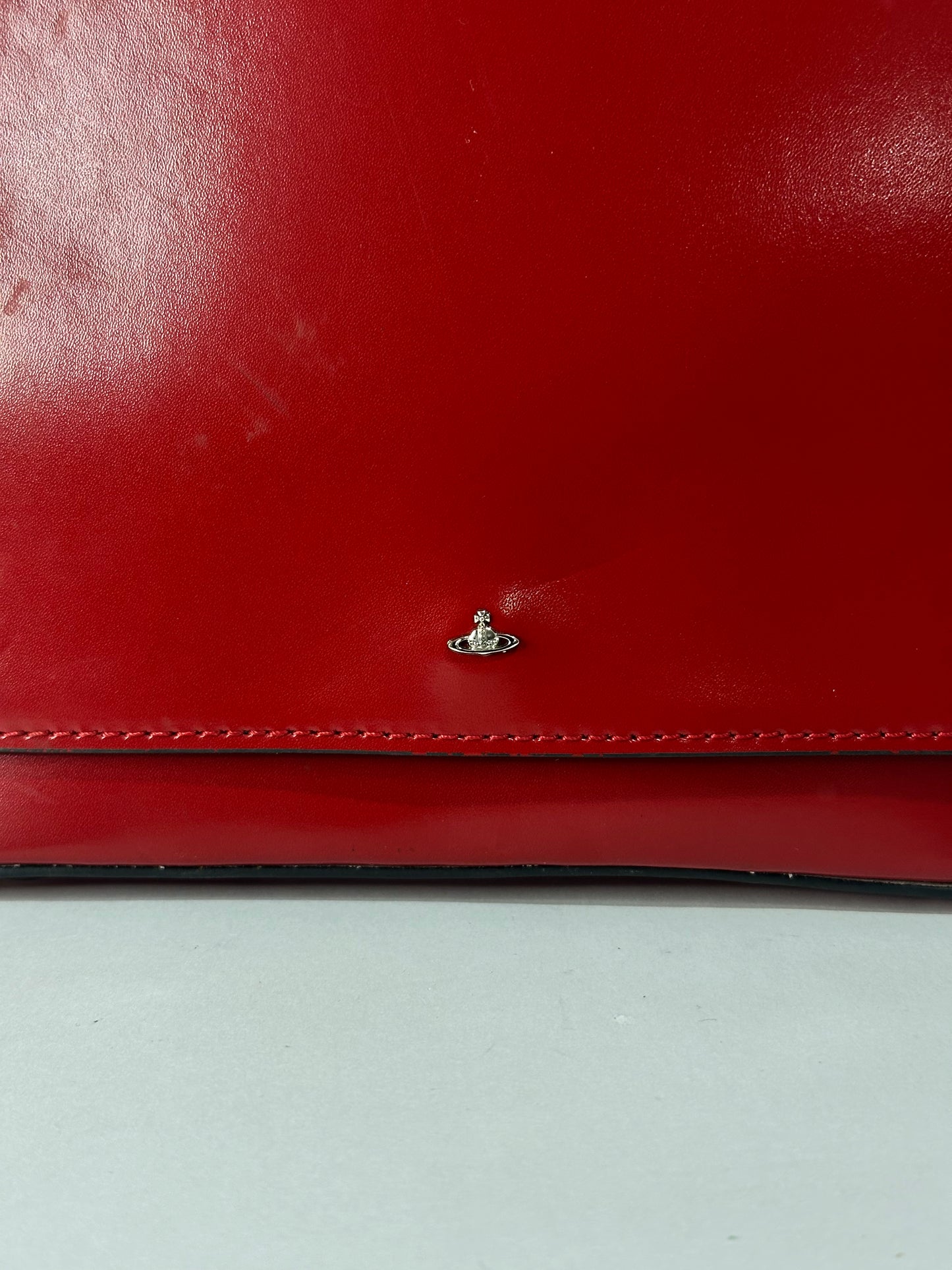 Vivienne Westwood Red Leather Backpack
