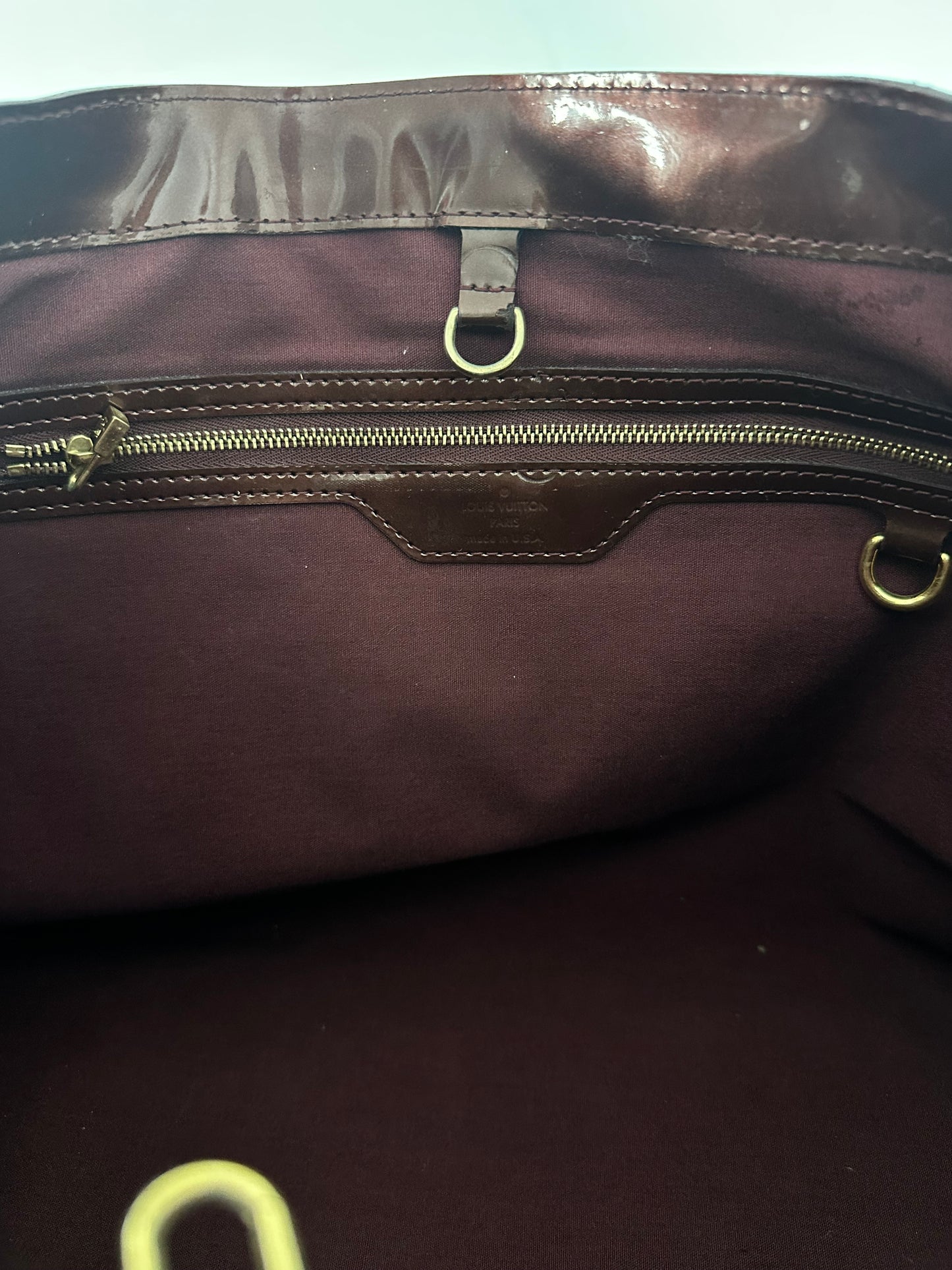 Louis Vuitton Rouge Fauviste Monogram Vernis Wilshire MM Bag