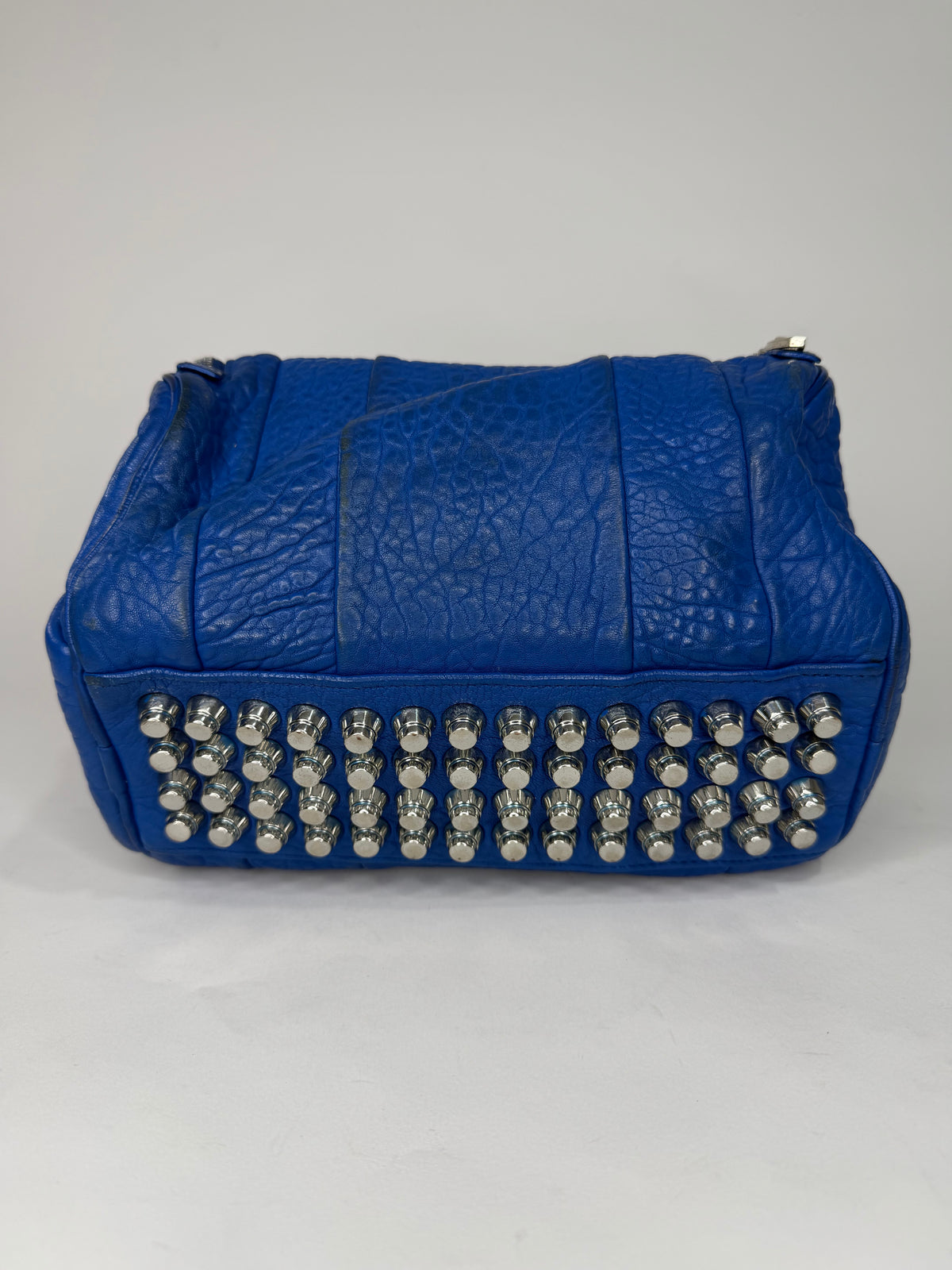 Alexander Wang Blue Lambskin Mini Pebbled Rockie