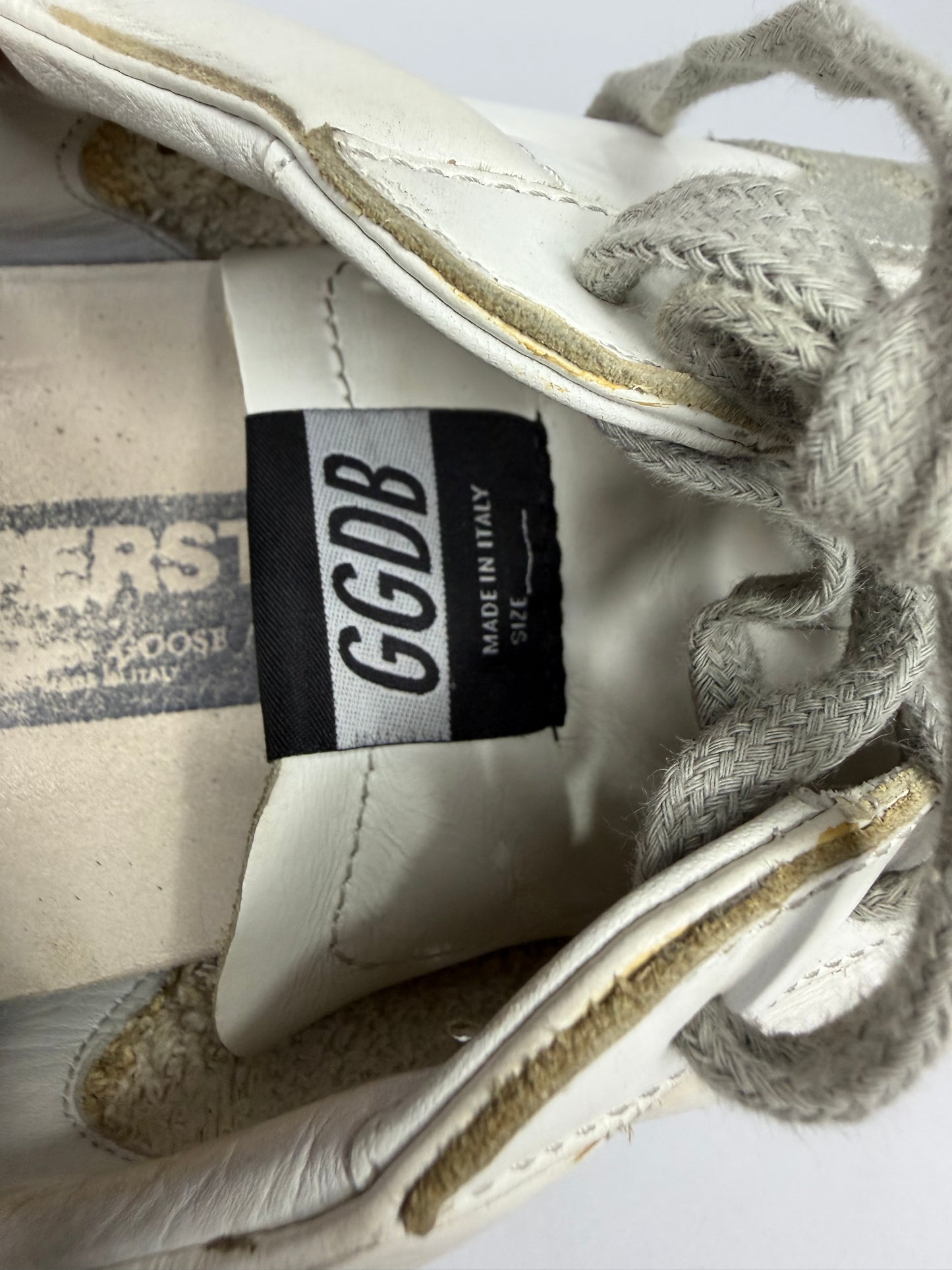 Golden Goose Superstar  Tricolor Leather Suede Low Top Sneakers Size 43 EU/ 10 US/ 9 US