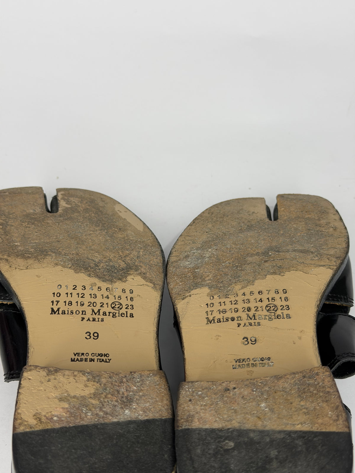 Maison Margiela Tabi Leather Sandals Size 39 EU/ 9 US/ 6 UK