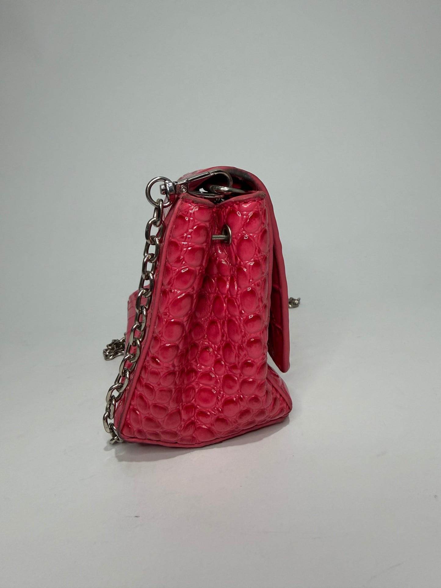 Vivienne Westwood Pink Small Patent Leather Hazel Top-Handle Bag