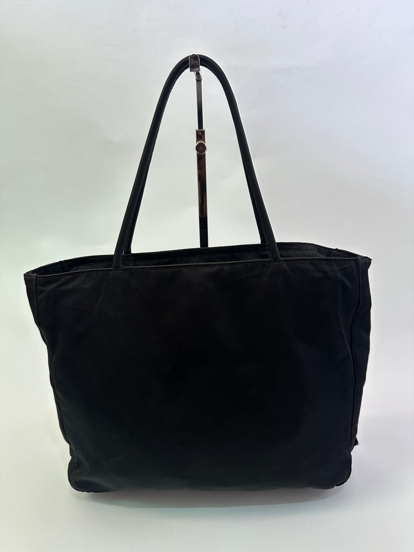 Prada Black Nylon Tote Bag