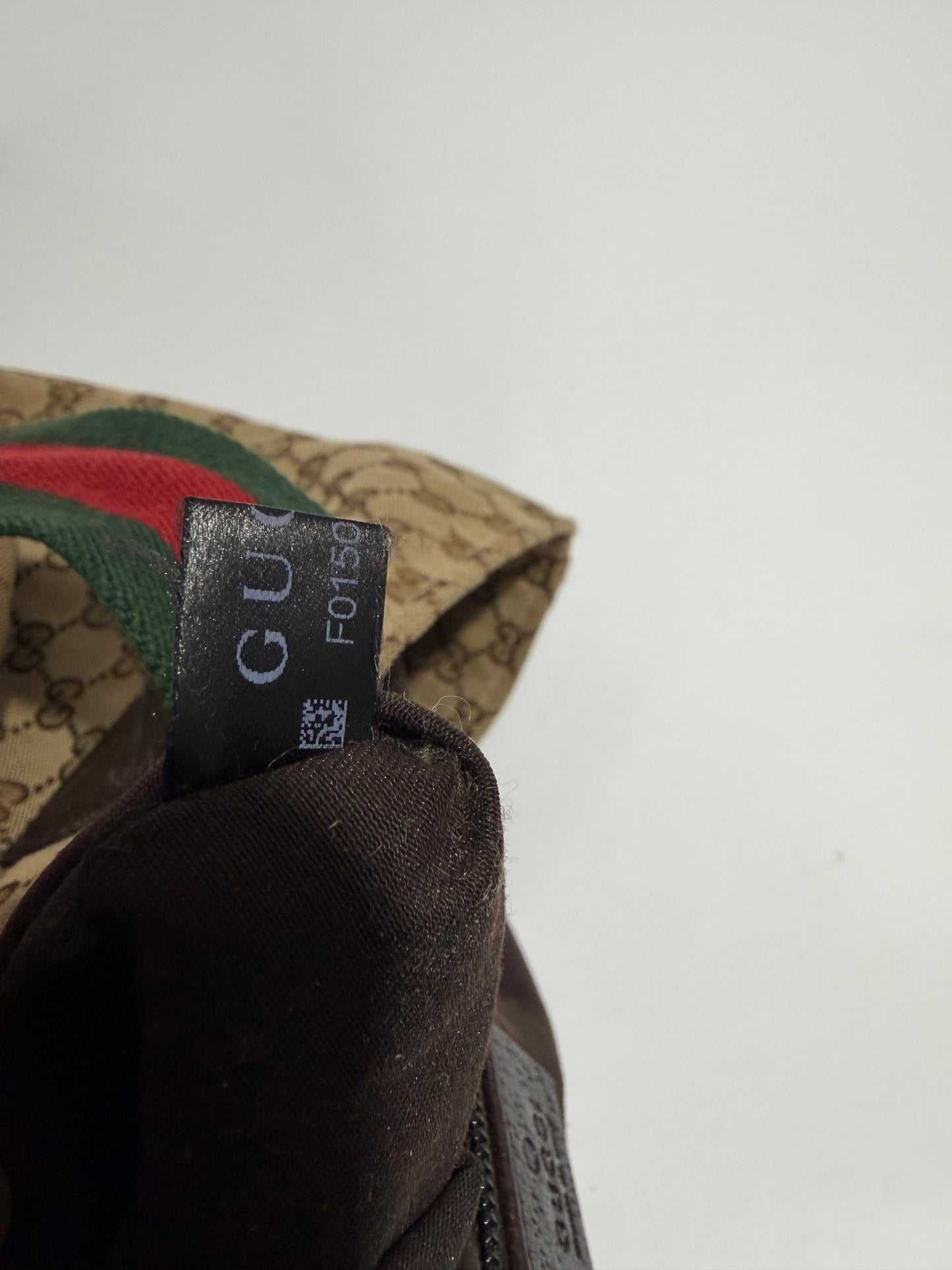 GUCCI GG Monogram Large Web Handle Bucket Tote