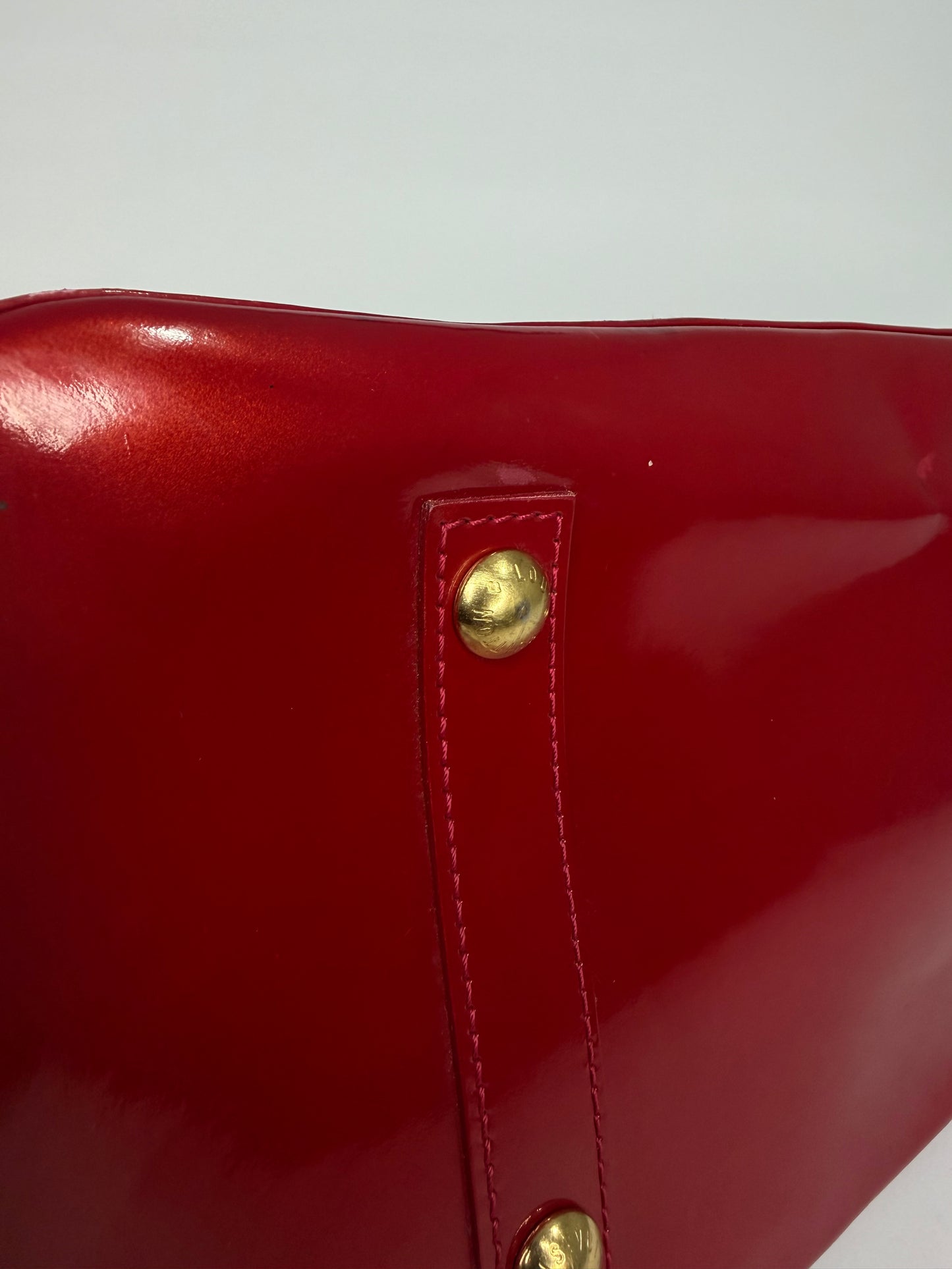 Louis Vuitton Pomme D’amour Monogram Vernis Alma GM Bag