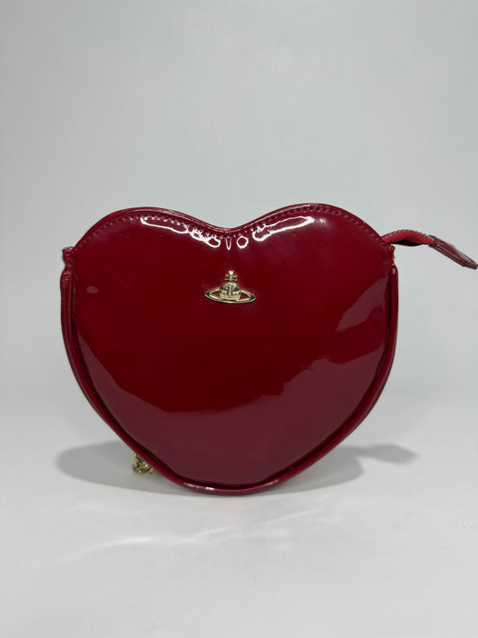 Vivienne Westwood
Patent Leather Heart Crossbody Bag