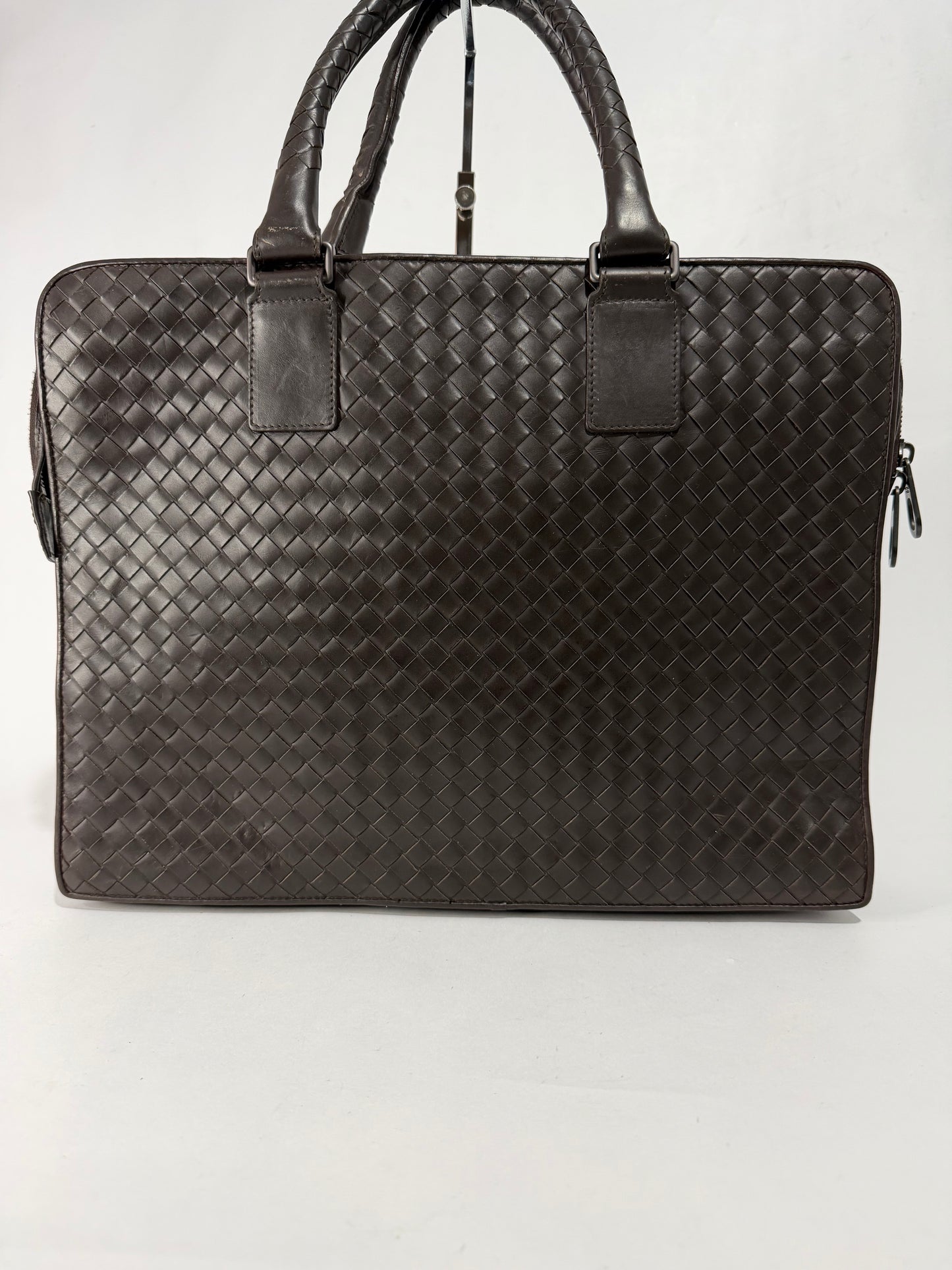 Bottega Veneta Intrecciato Leather Briefcase