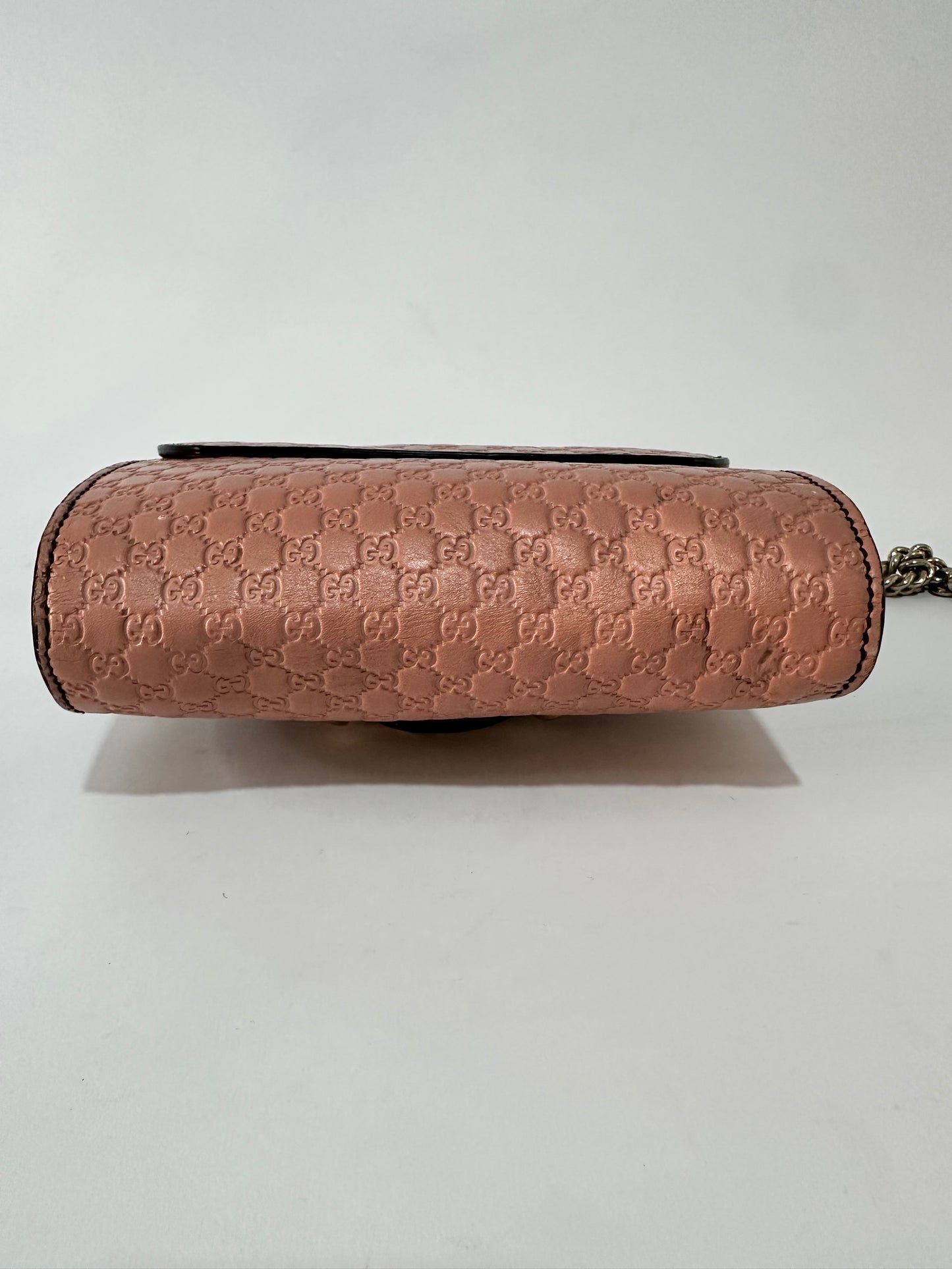 GUCCI
Pink Micro Guccissima Leather Emily Small Shoulder Bag