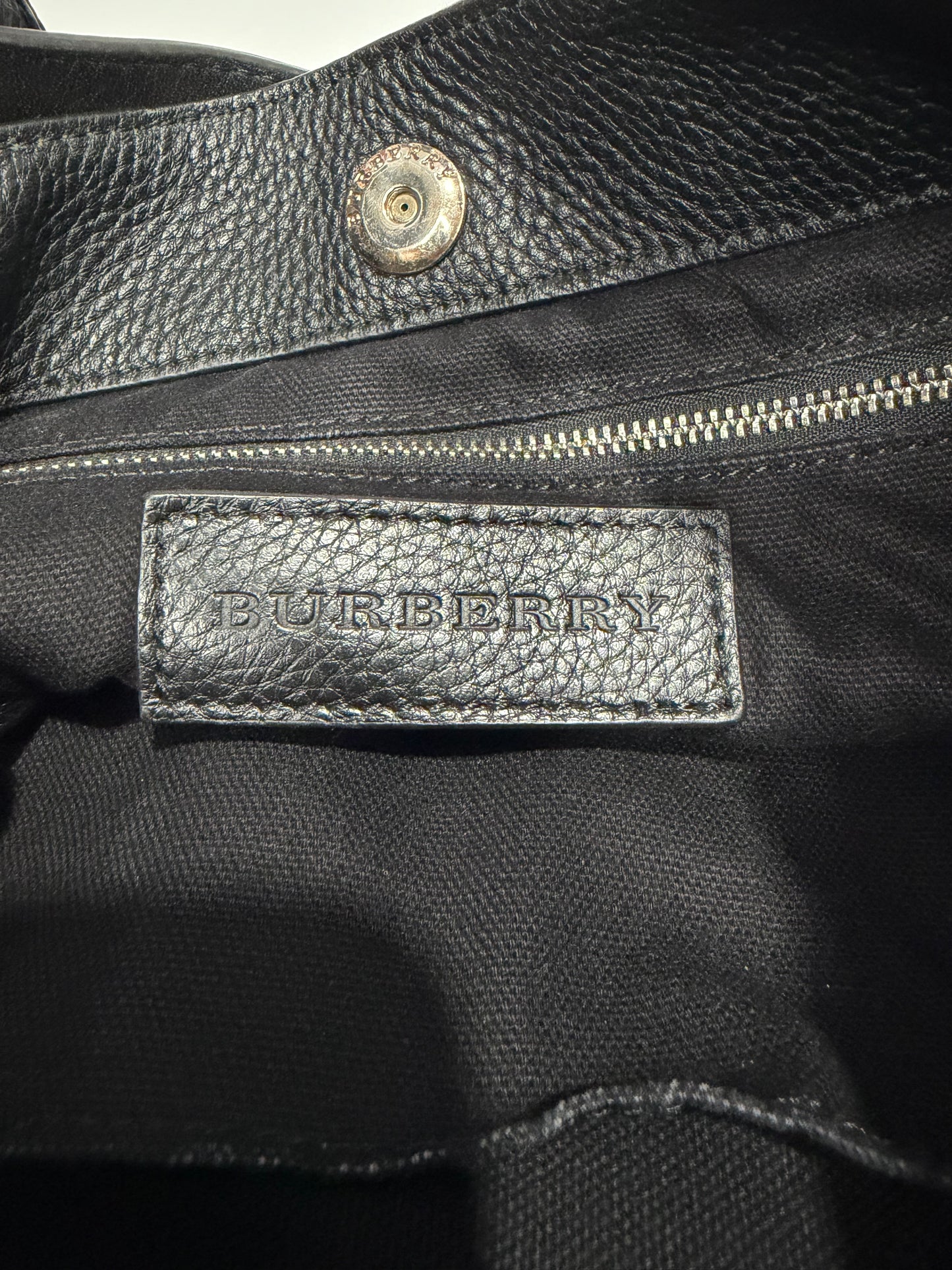 BURBERRY Canvas Mega Check Mini Ashby Tassel Crossbody Burgundy Red