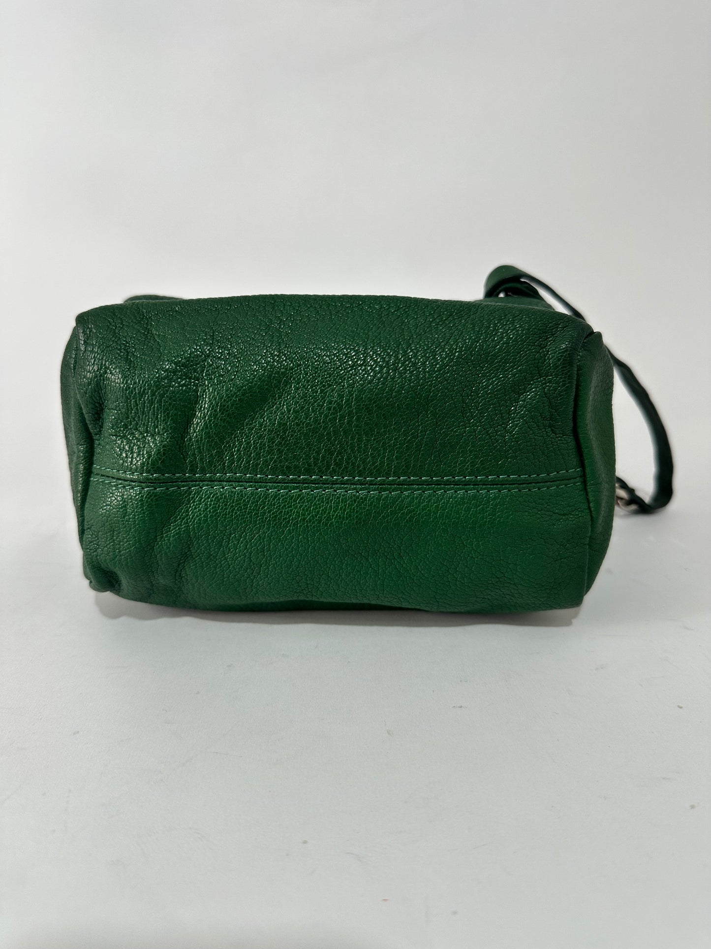 Givenchy Green Leather Pandora Clutch