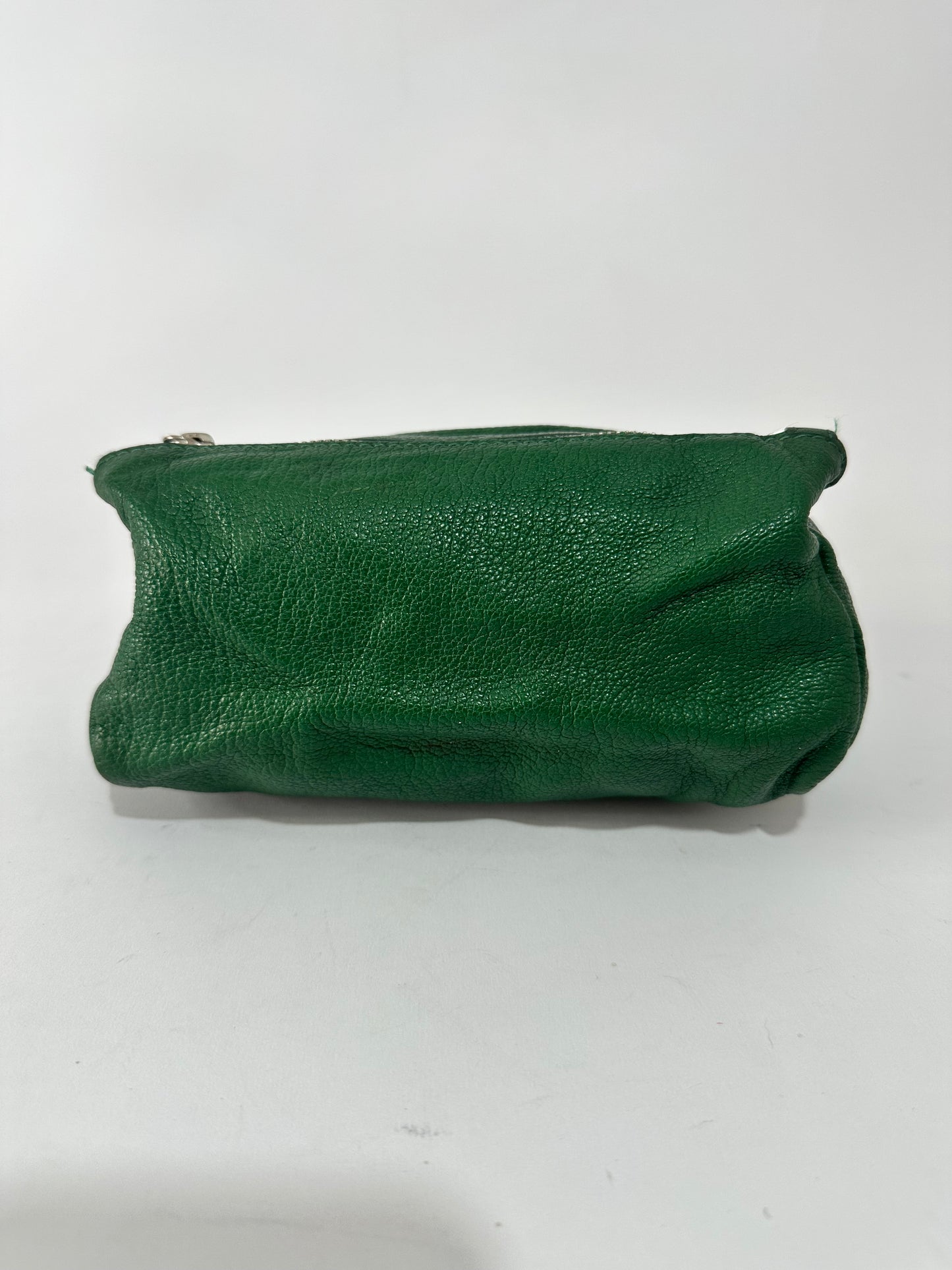 Givenchy Green Leather Pandora Clutch