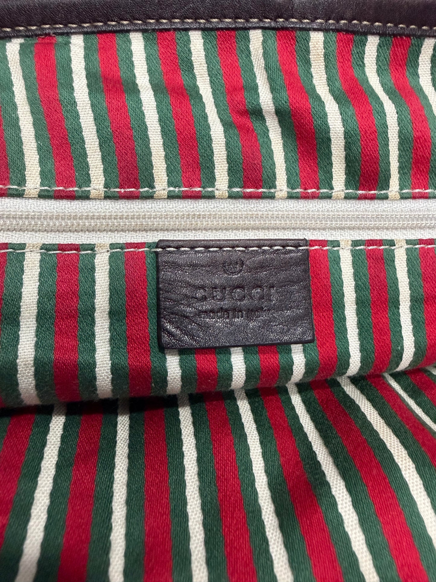 GUCCI
Monogram Medium New Britt Tote Brown