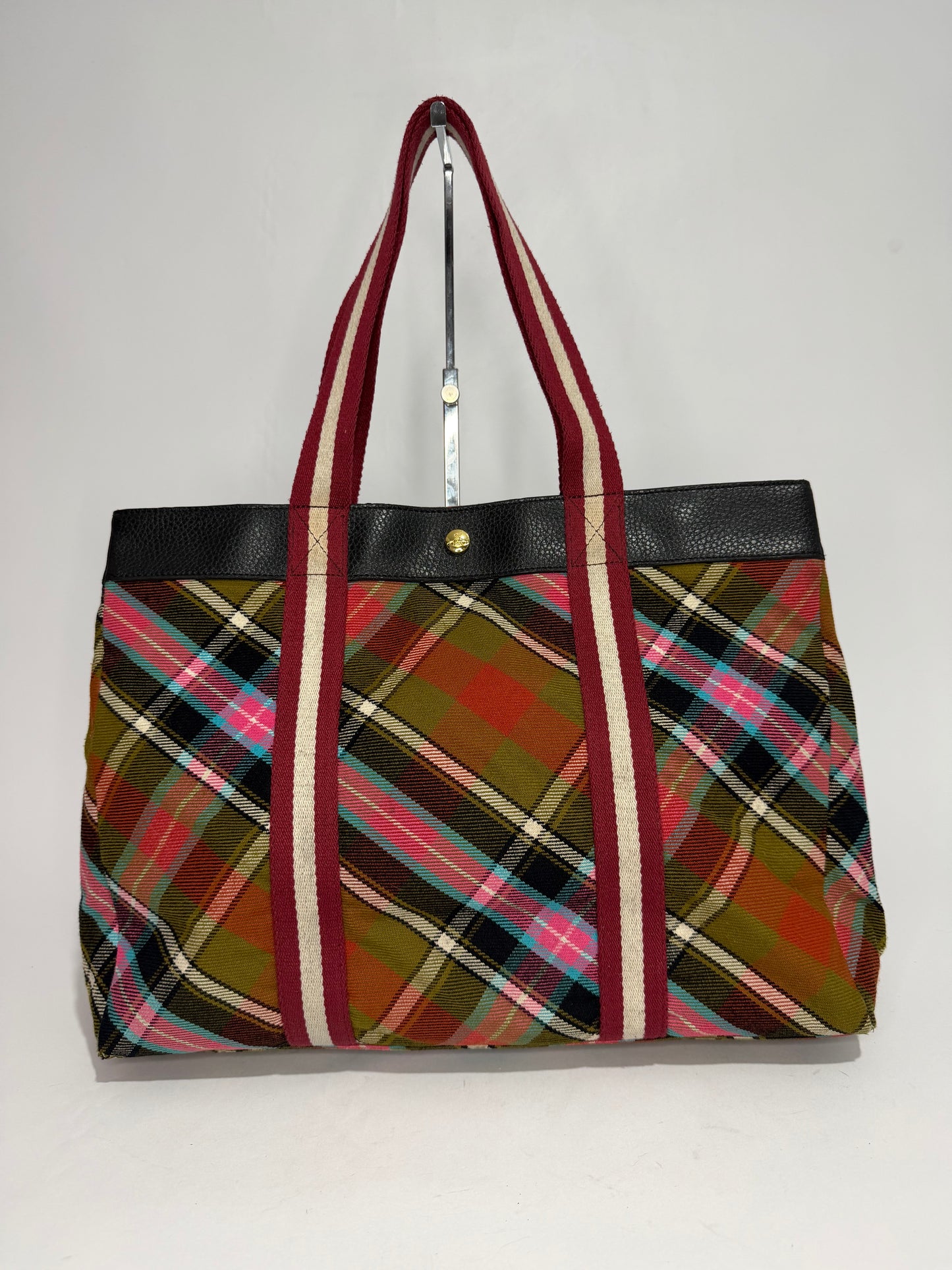 Vivienne Westwood Derby Tote Bag – Multicolour Tartan
