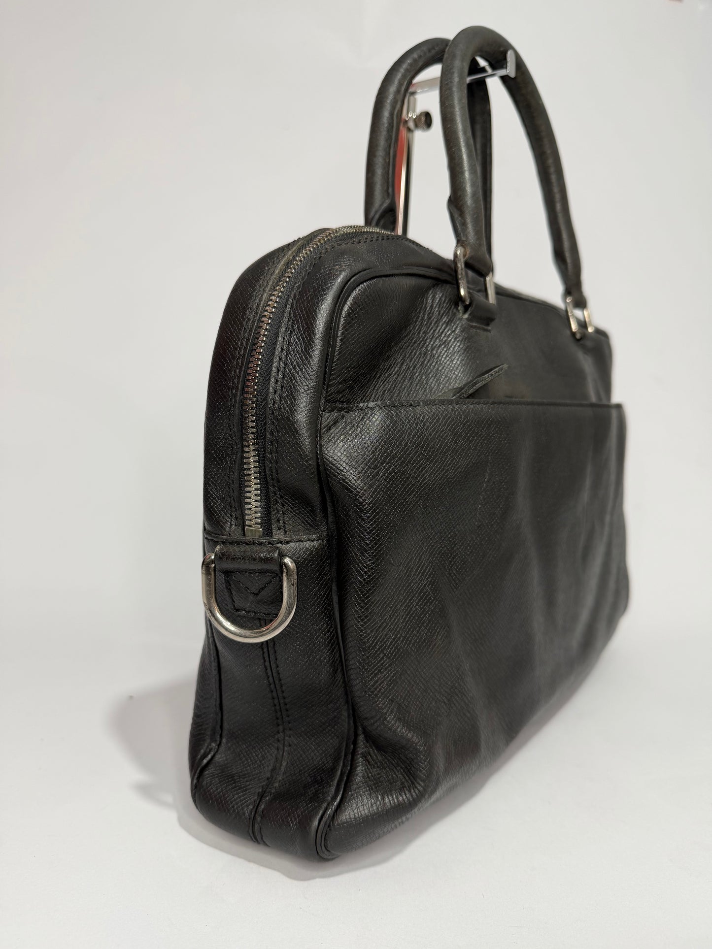 Louis Vuitton Ardoise Taiga Leather Porte Documents Business Briefcase Bag