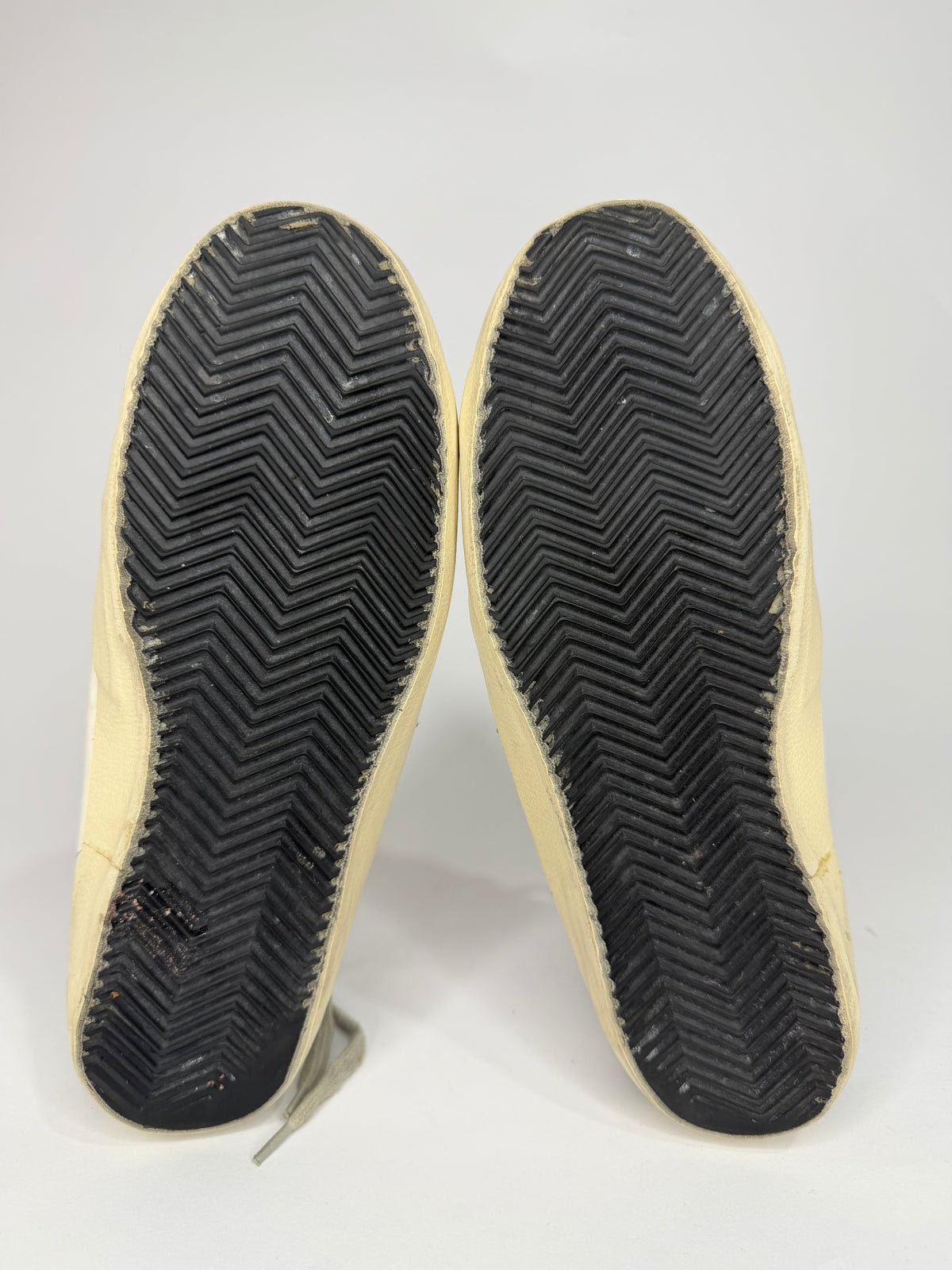 Golden Goose Superstar Leather Suede Low Top Sneakers Size 41 EU