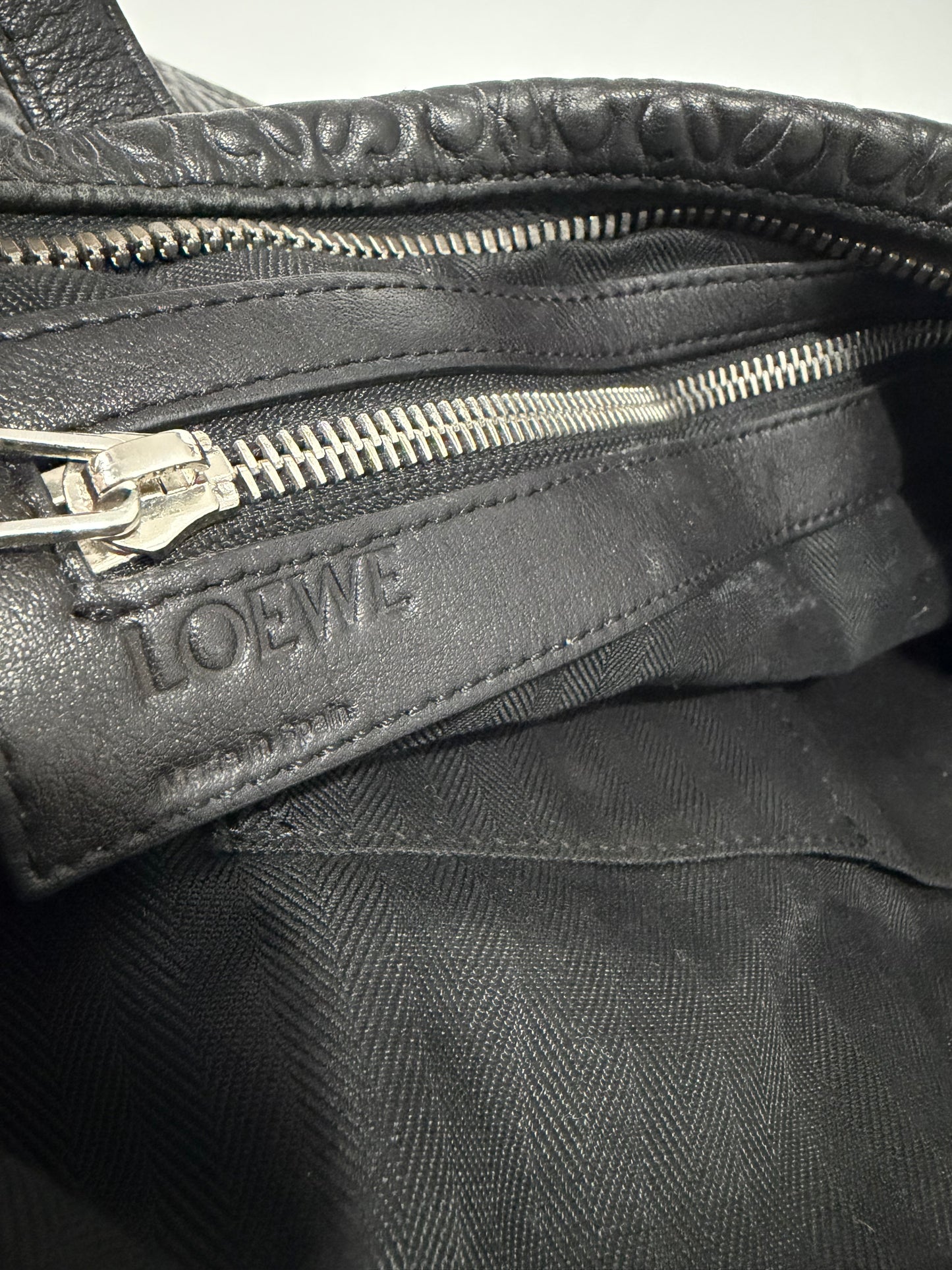 Loewe Toledo Briefcase Anagram Embossed Leather Large
