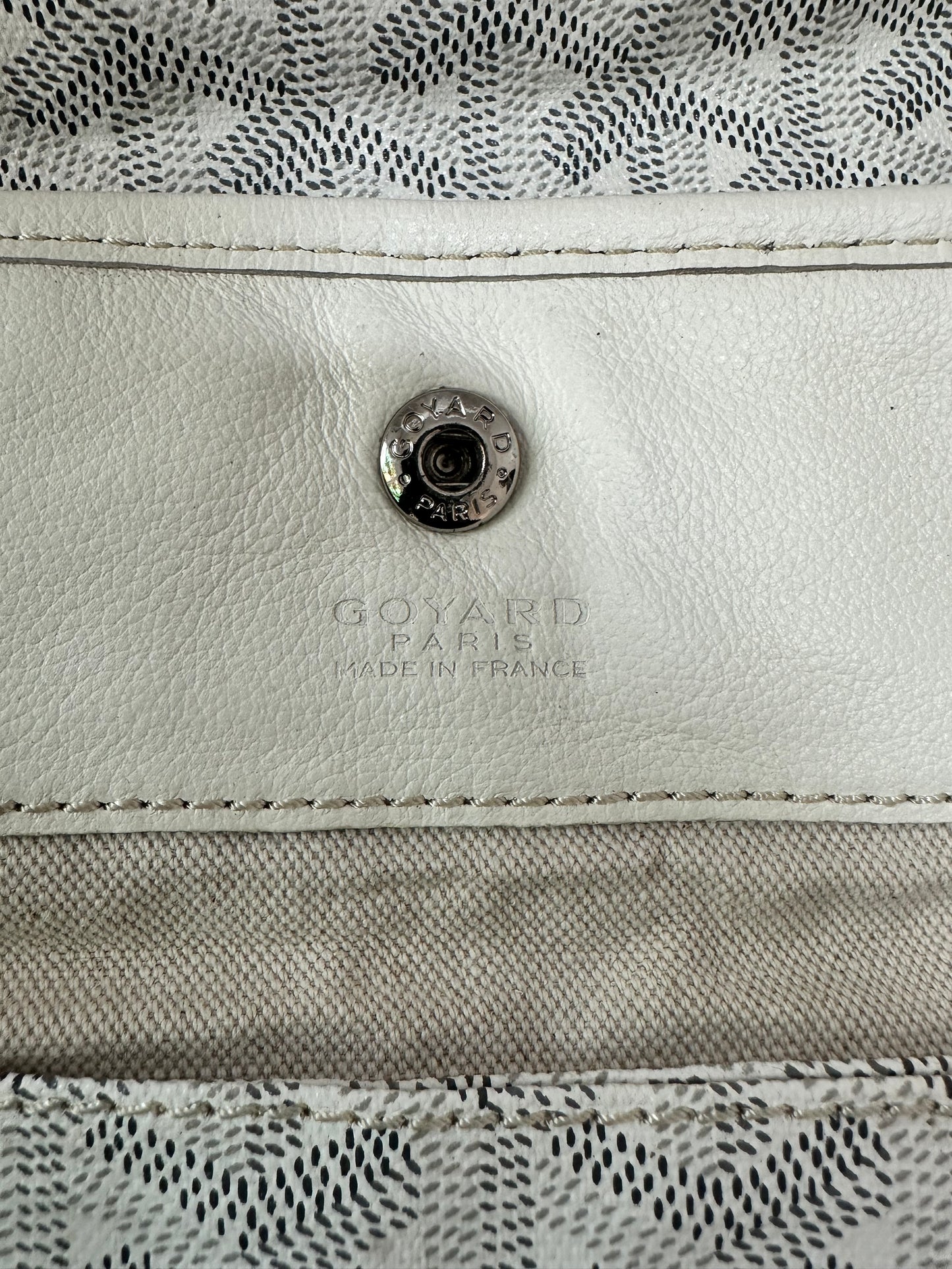 GOYARD Saint Louis GM White.