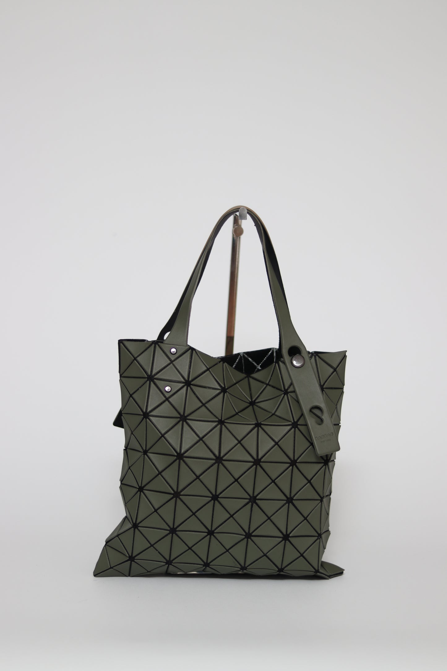 BAO BAO ISSEY MIYAKE Brown & Khaki Prism Kangaroo Tote