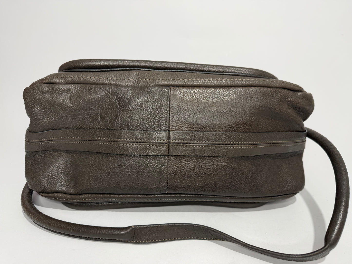 Chloe Grey Leather Medium Paraty Shoulder Bag