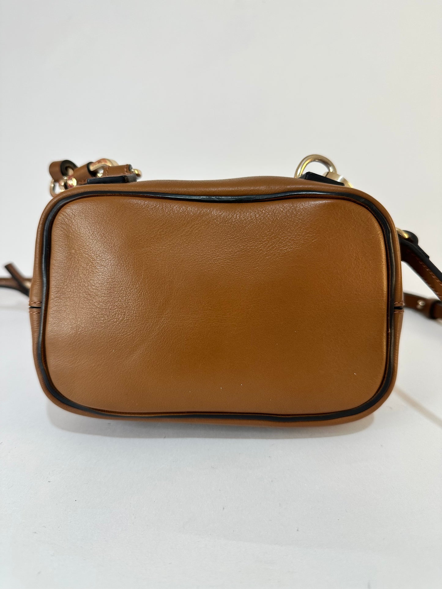 CHLOE

Suede Calfskin Small Faye Backpack Tan