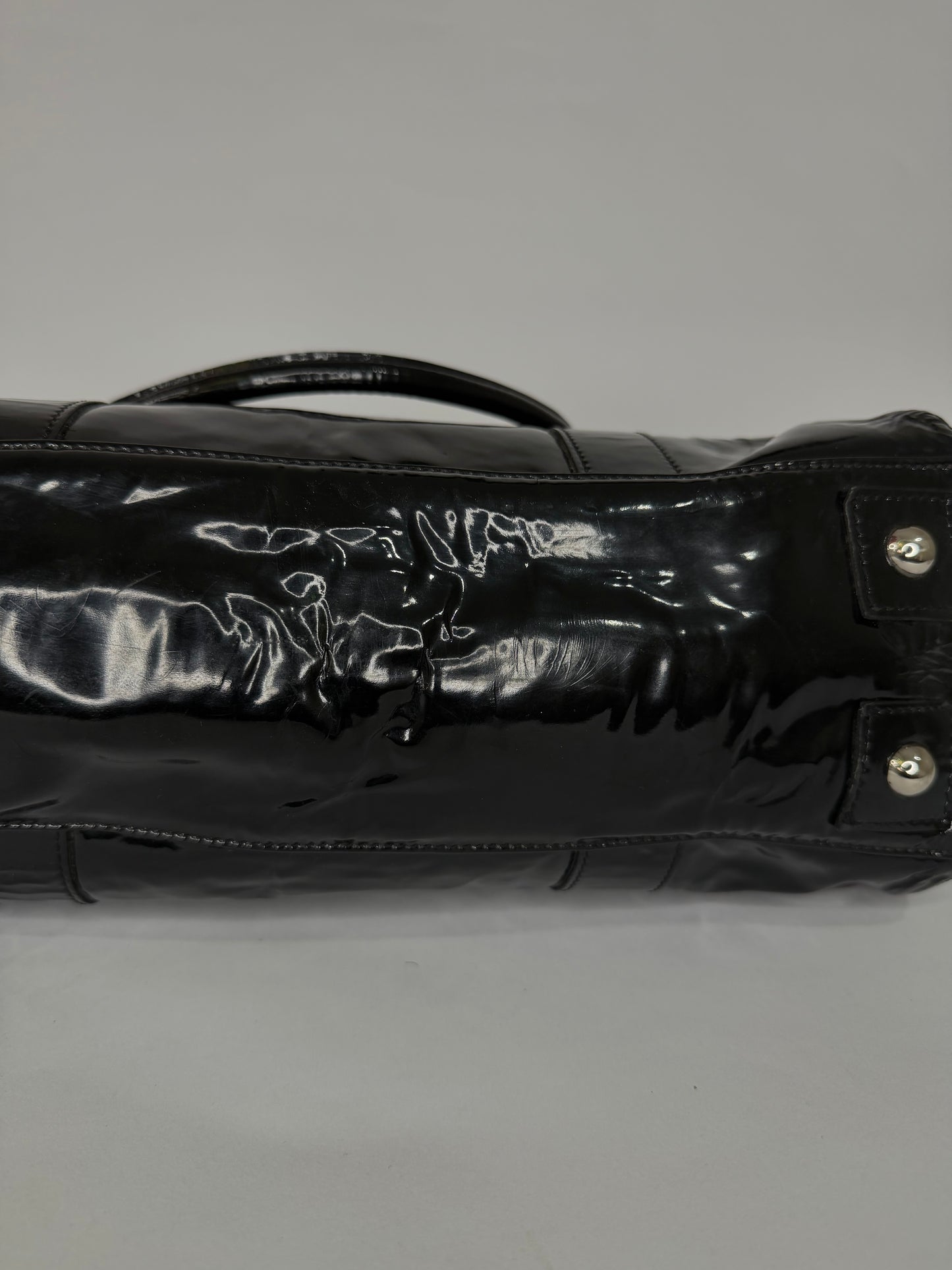 MULBERRY
Black Patent Leather Bayswater Bag
