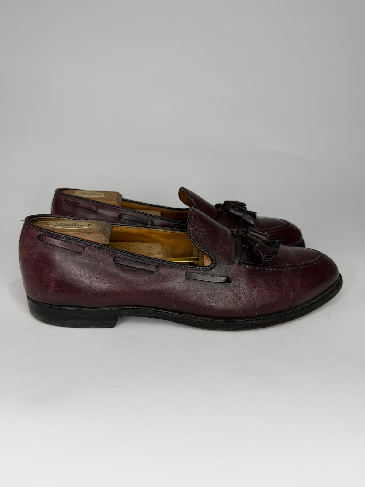Alden Burgundy Leather Tassel Loafers Men’s Size 12.5 UK/ 13.5 US