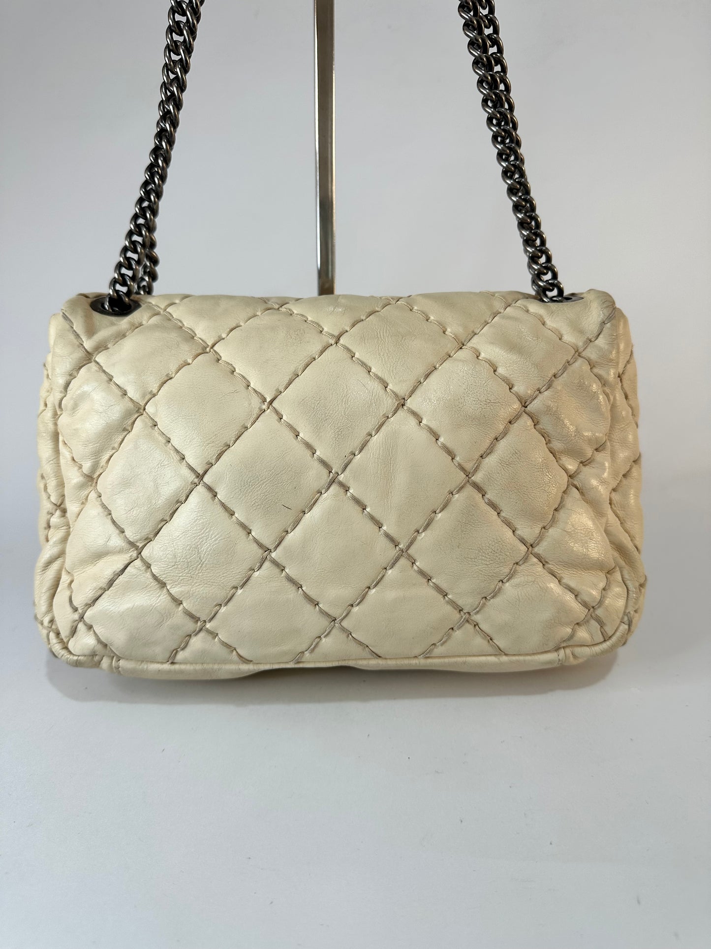 CHANEL

Calfskin Love Me Tender Flap Bag White