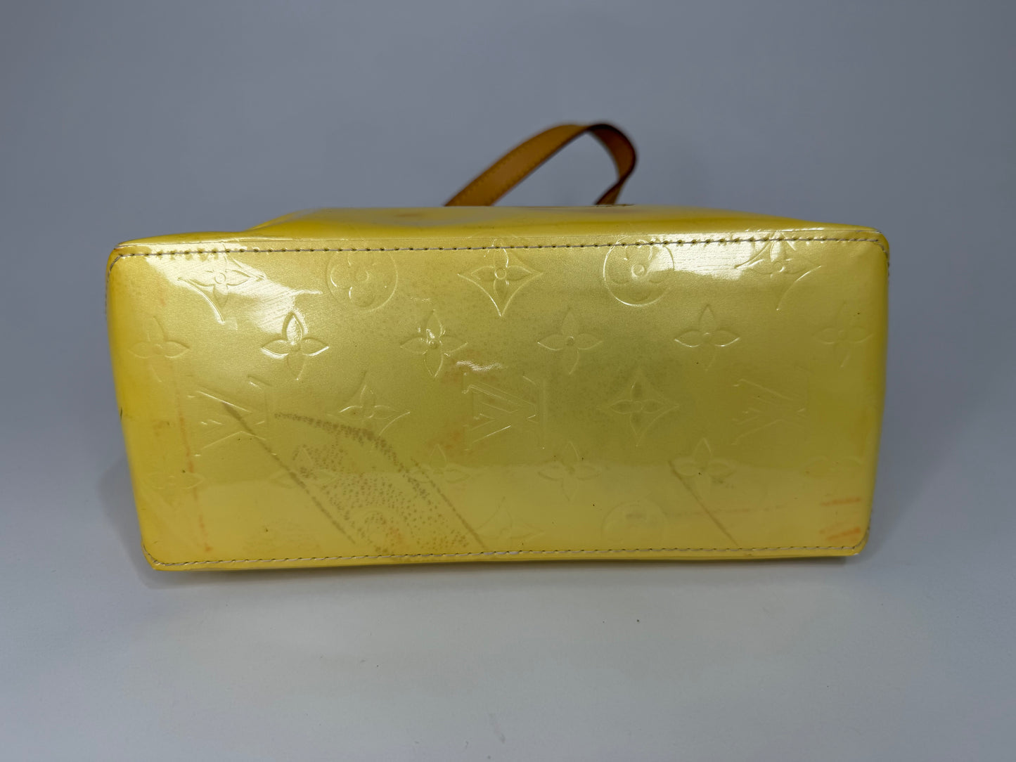 Louis Vuitton Yellow Monogram Vernis Reade PM Bag