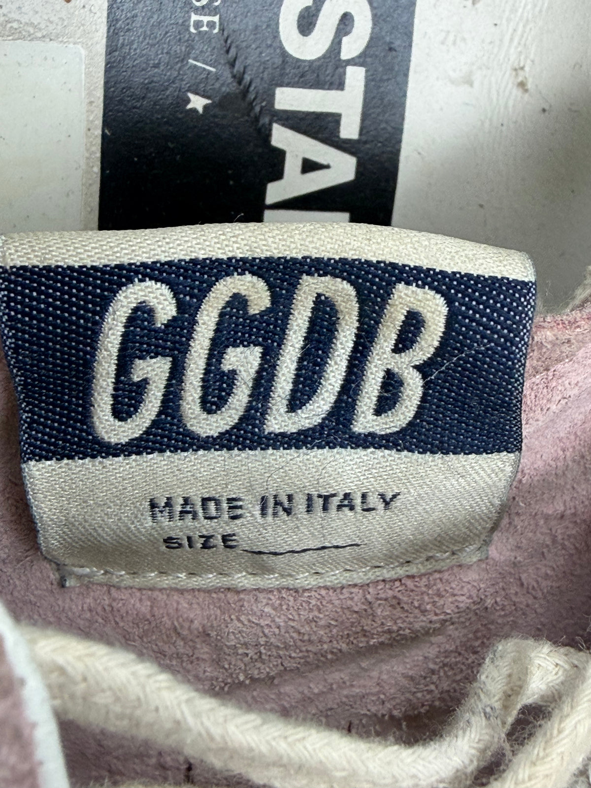Golden Goose Superstar Pink Suede & Silver Heel Tab Distressed Sneakers Size 38 EU/ 8 US/ 5 UK