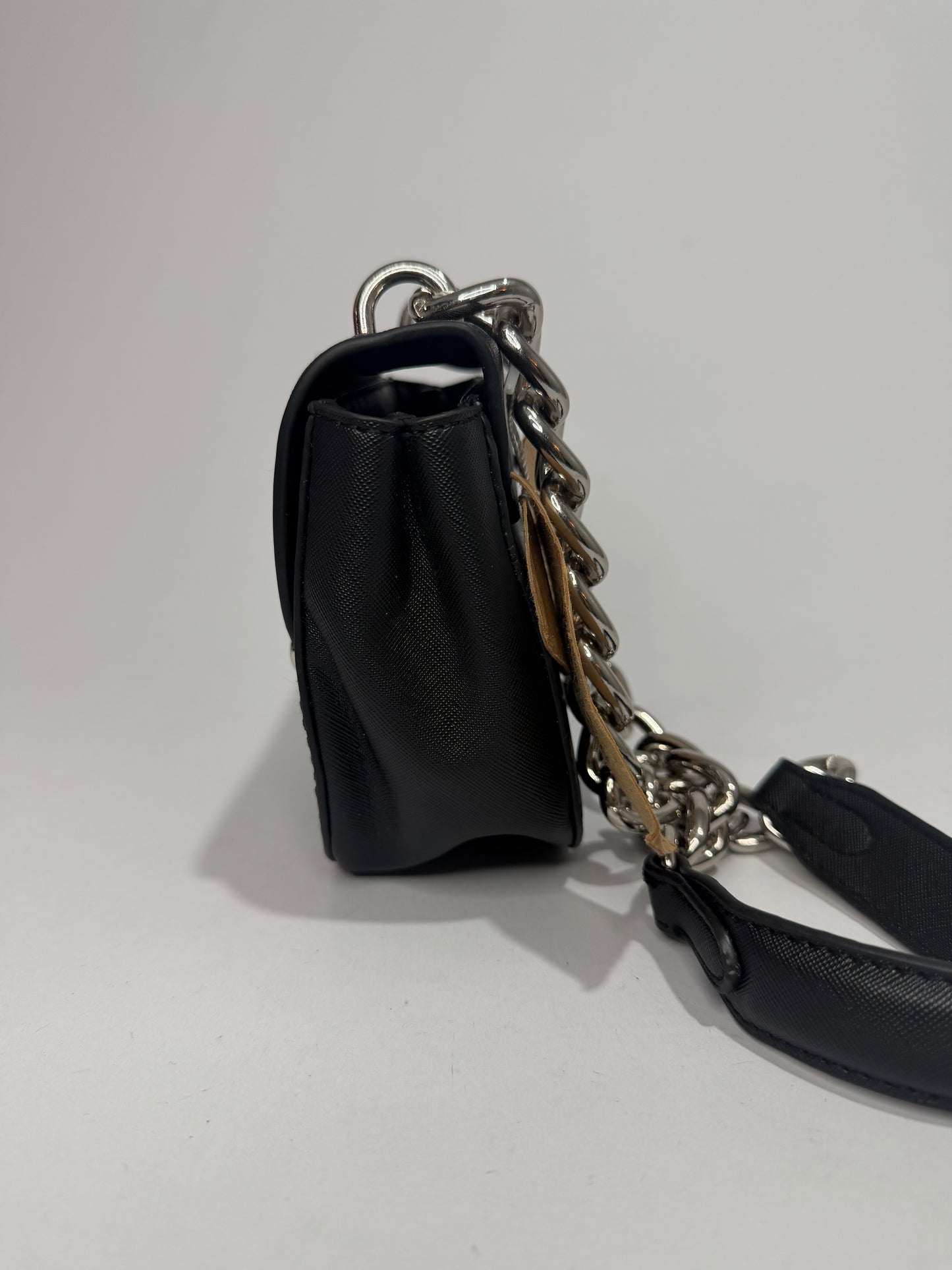 Vivienne Westwood Black Orb Chain Shoulder Bag