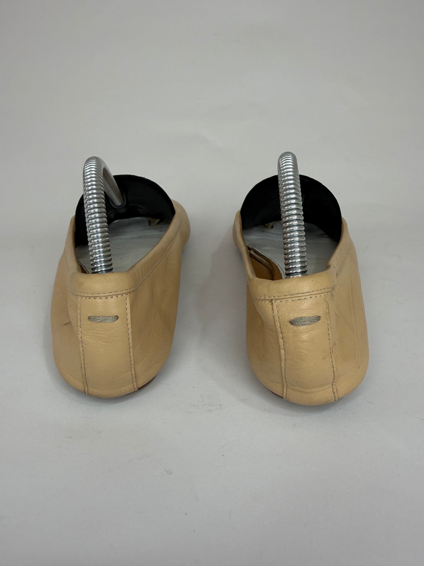 Maison Margiela Tabi Ballet Flats Brown Leather Split-Toe EU 35 / 5 US/ 2 UK