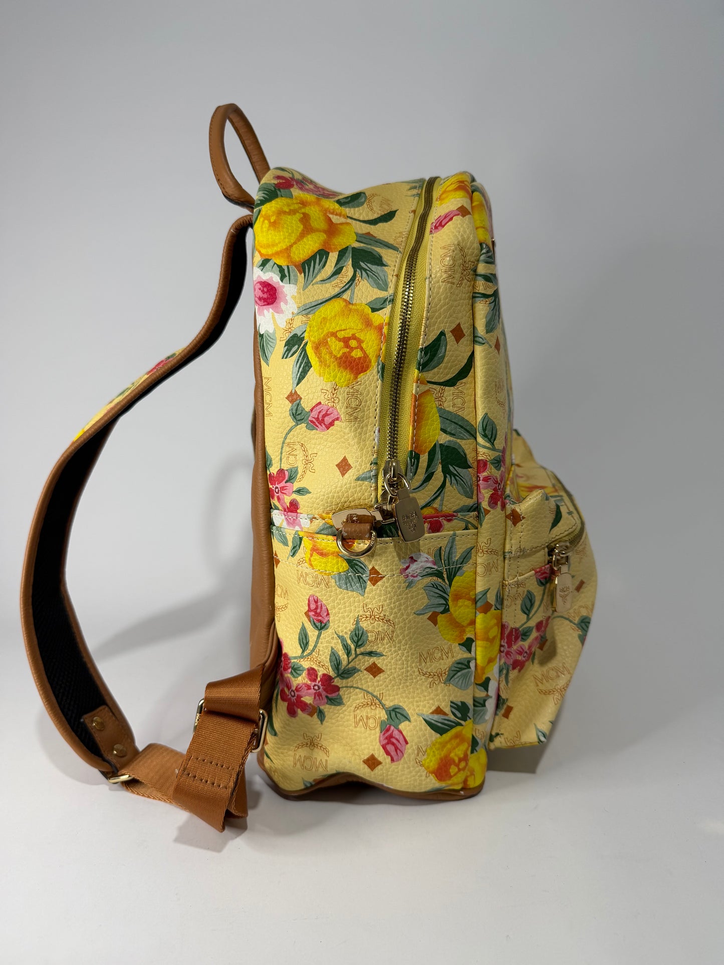 MCM Floral Print Backpack – Limited Collaboration (MCM x Phenomenon)