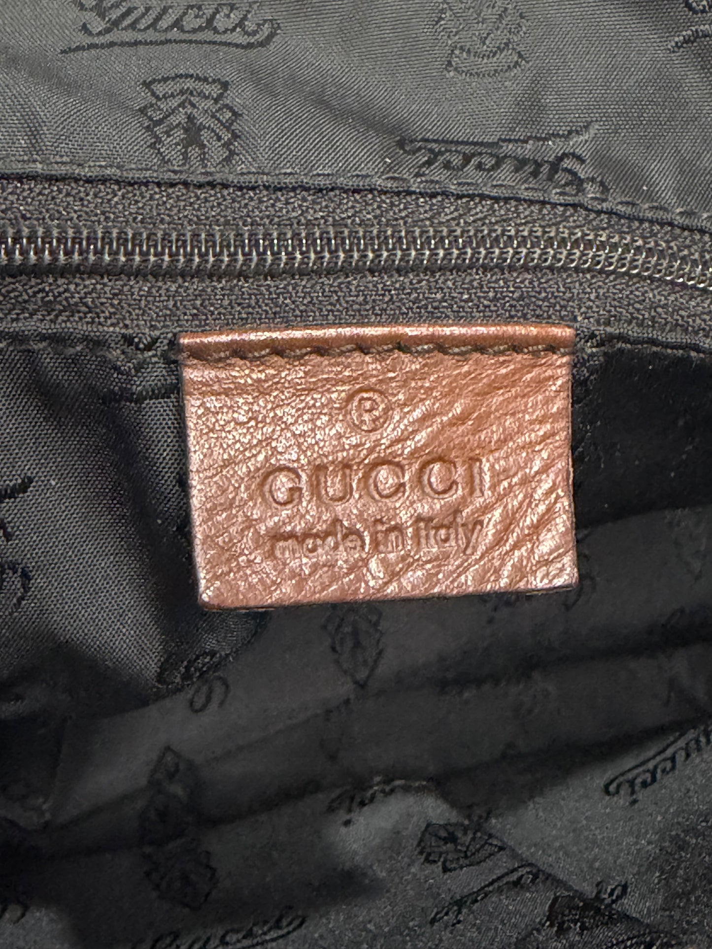 Gucci Pink/Beige GG Crystal Canvas and Leather Duchessa Tote