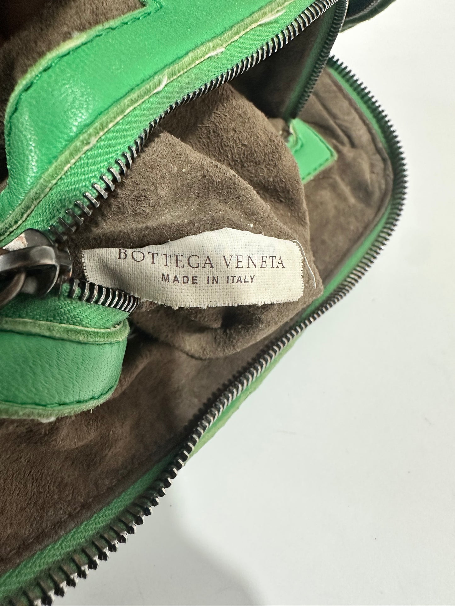 Bottega Veneta Gresn Intrecciato Leather Nodini Crossbody Bag