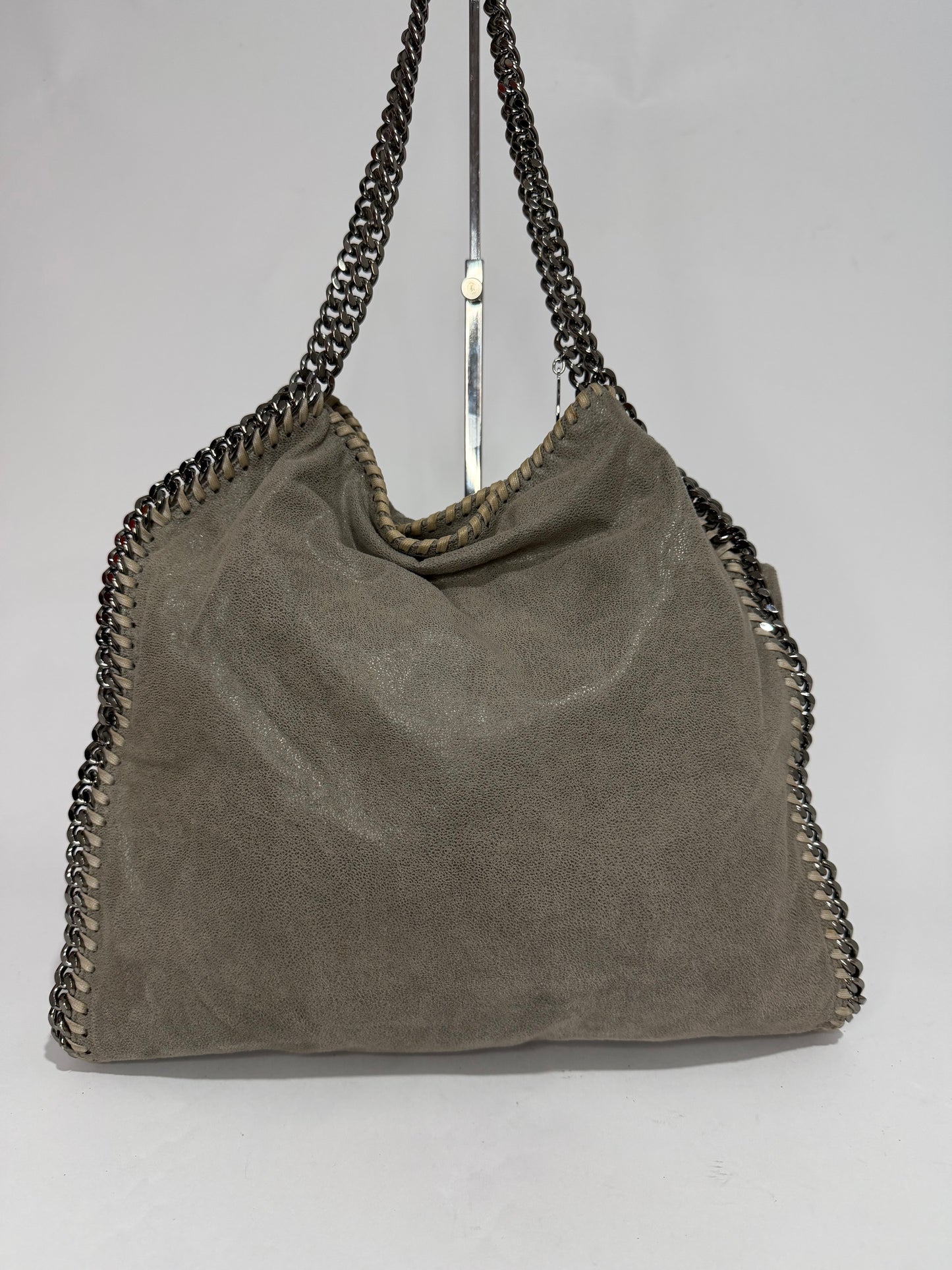 Stella McCartney Green Faux Leather Falabella Tote