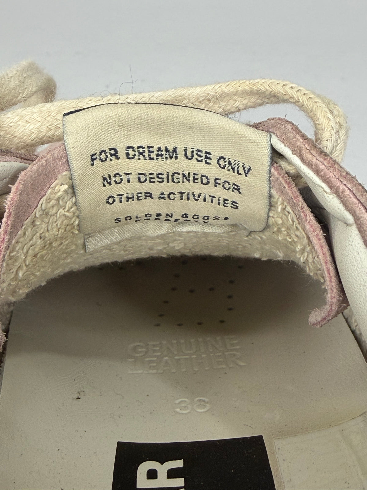 Golden Goose Superstar Pink Suede & Silver Heel Tab Distressed Sneakers Size 38 EU/ 8 US/ 5 UK