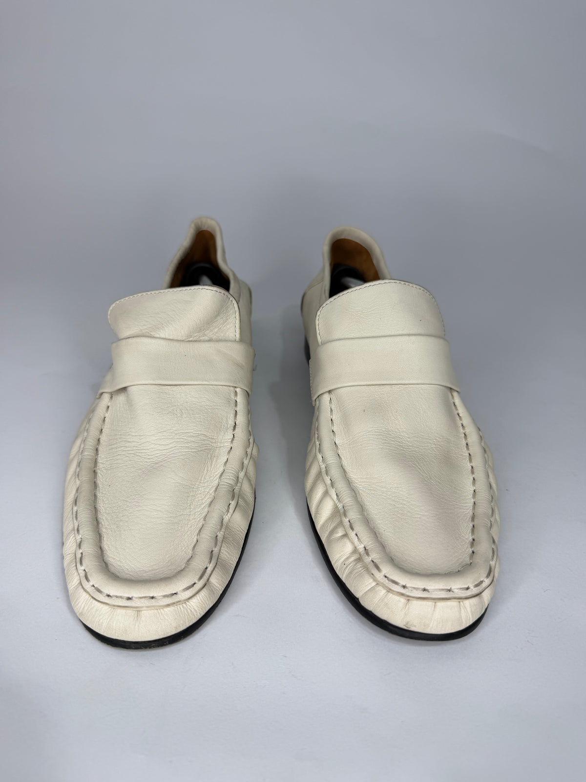 The Row Off-White Soft Loafers
 Size 39 EU/ 9 US/ 6 UK (Copy)
