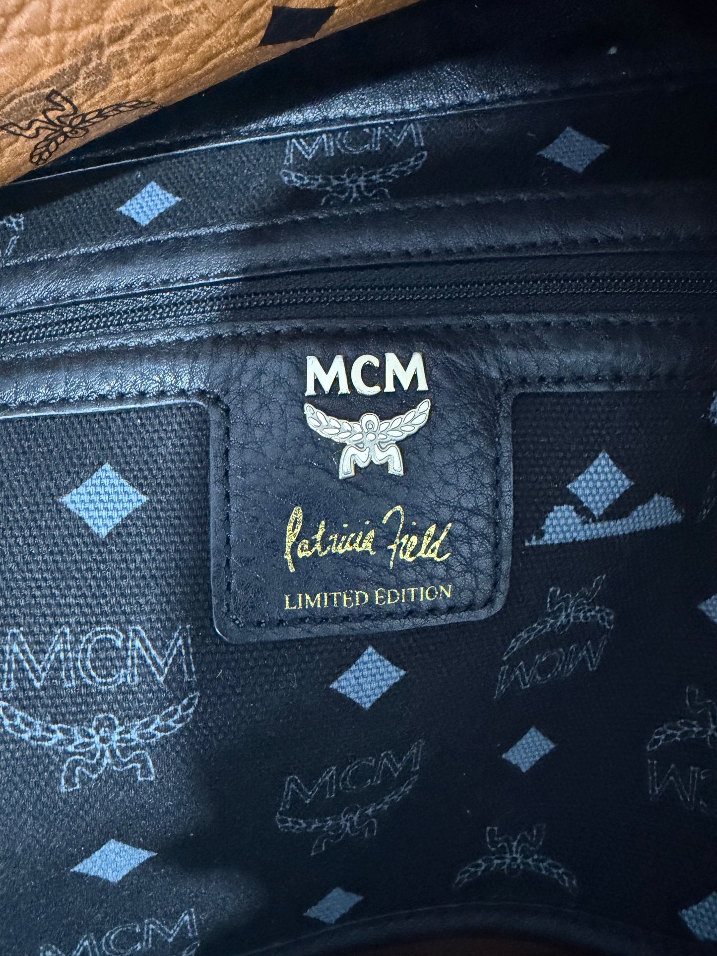 MCM x Fabian Fiehl Limited Edition Stark Backpack – Graphic Visetos Canvas, Black/Grey